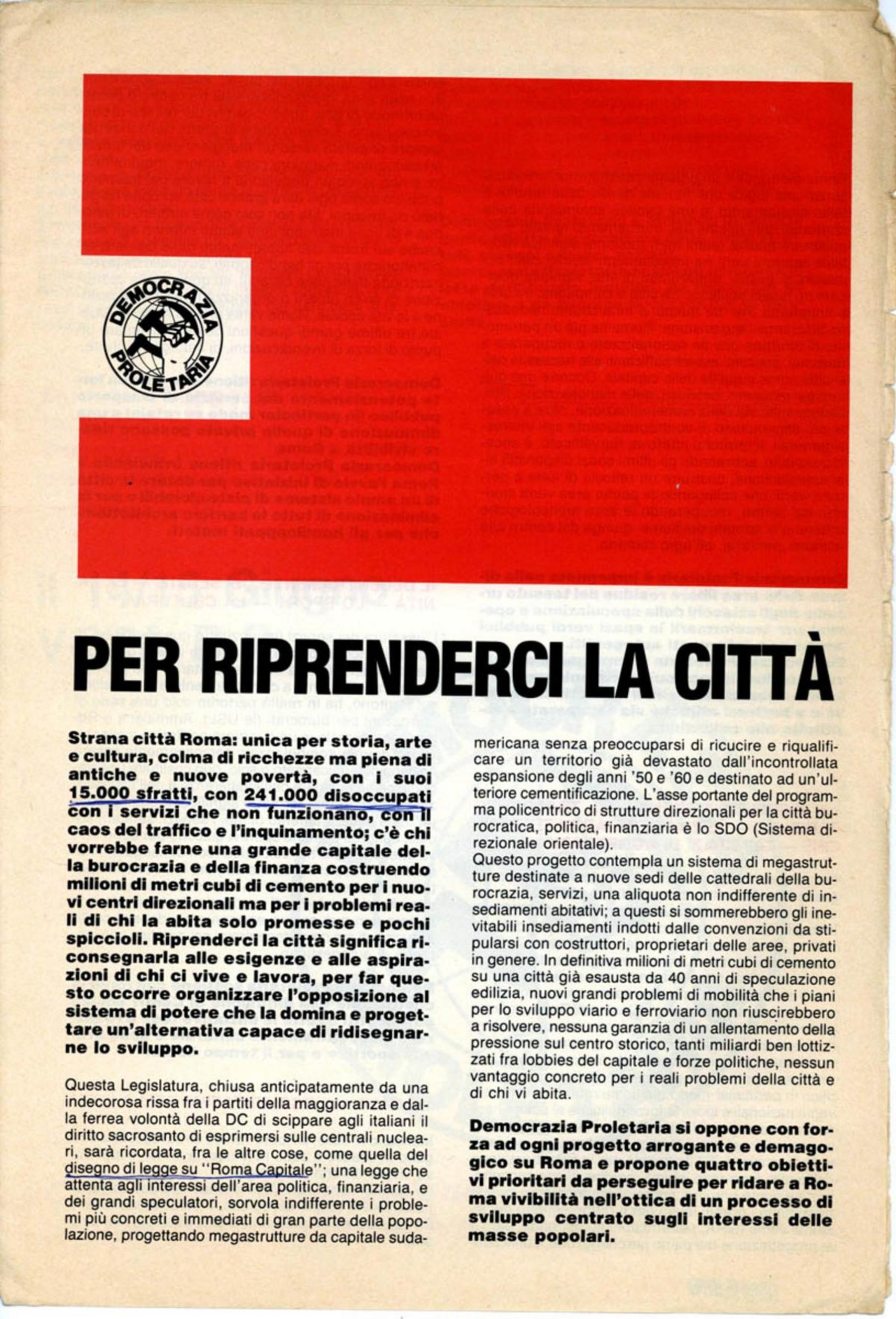 Volantino di DP