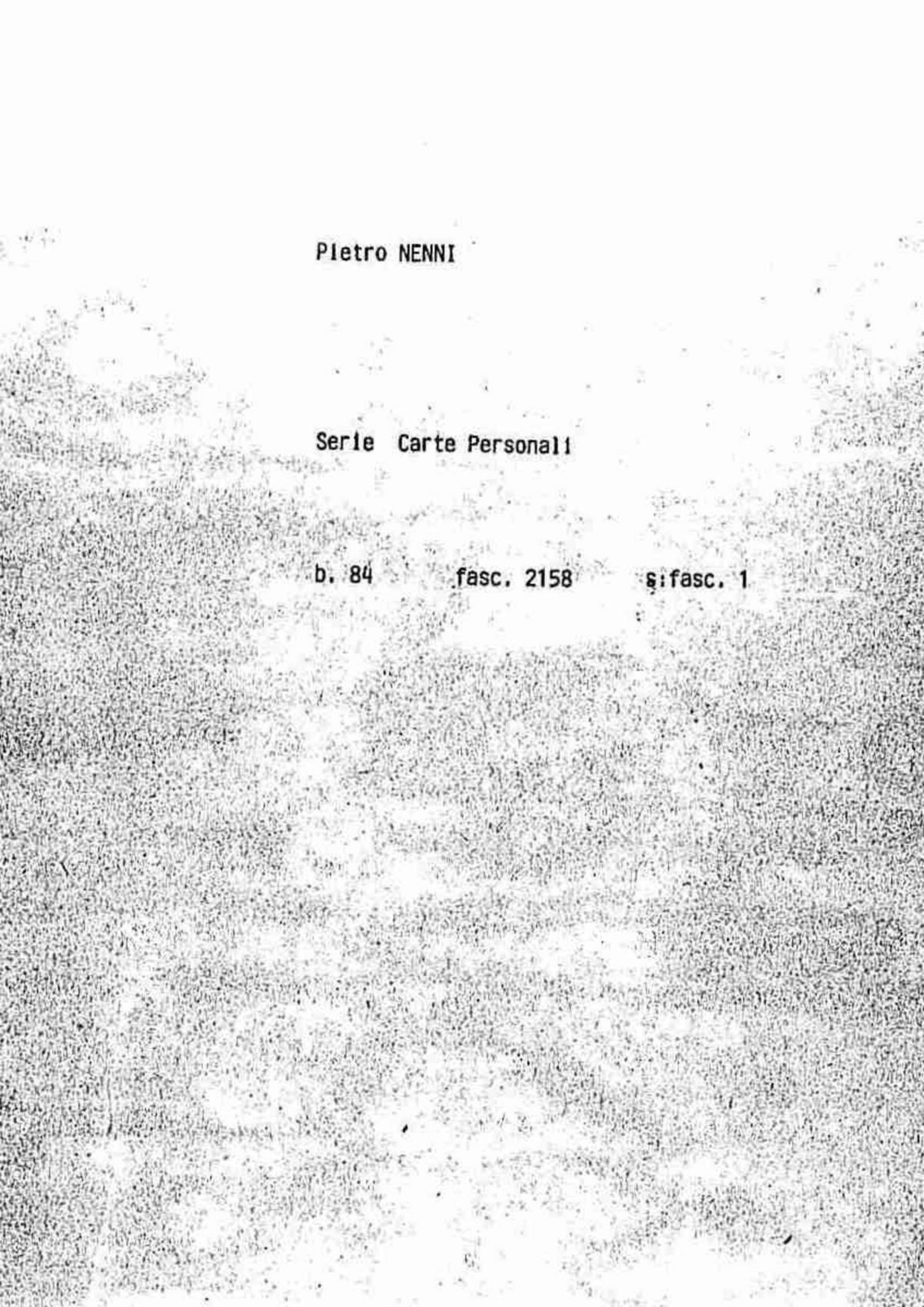 Documento personali, 1918 set. 25 - 1945 mag.