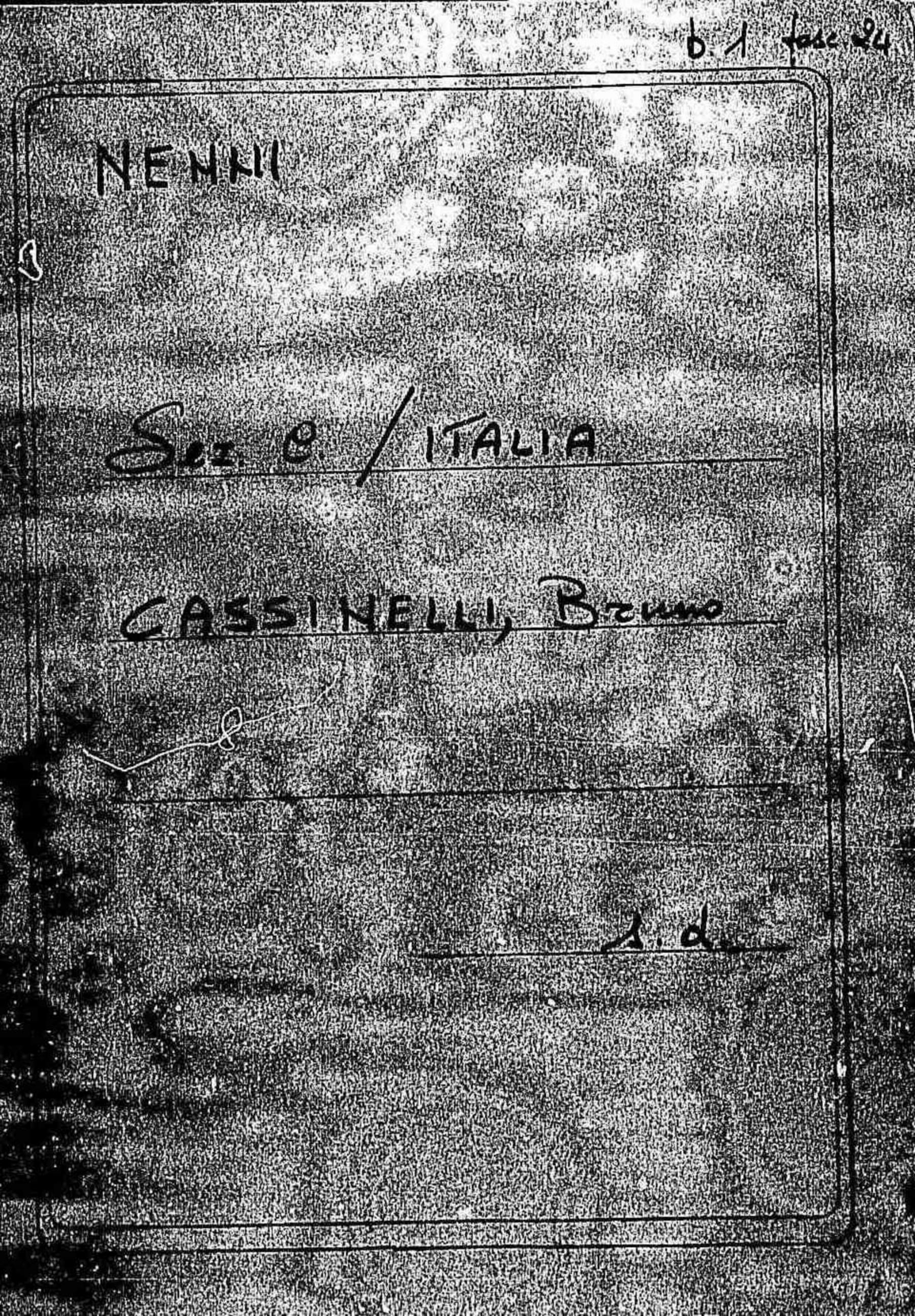 Cassinelli Bruno, s.d.