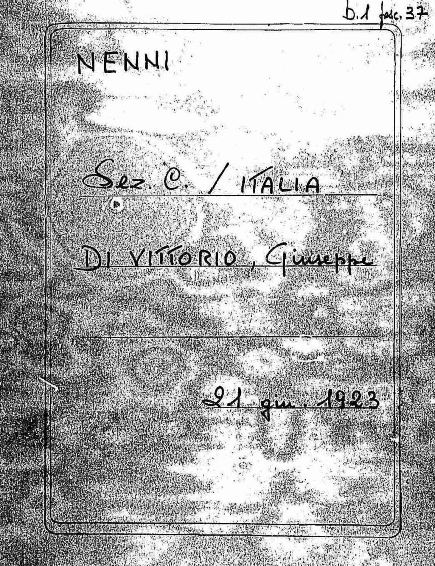 Di Vittorio Giuseppe, 1924 giu. 21