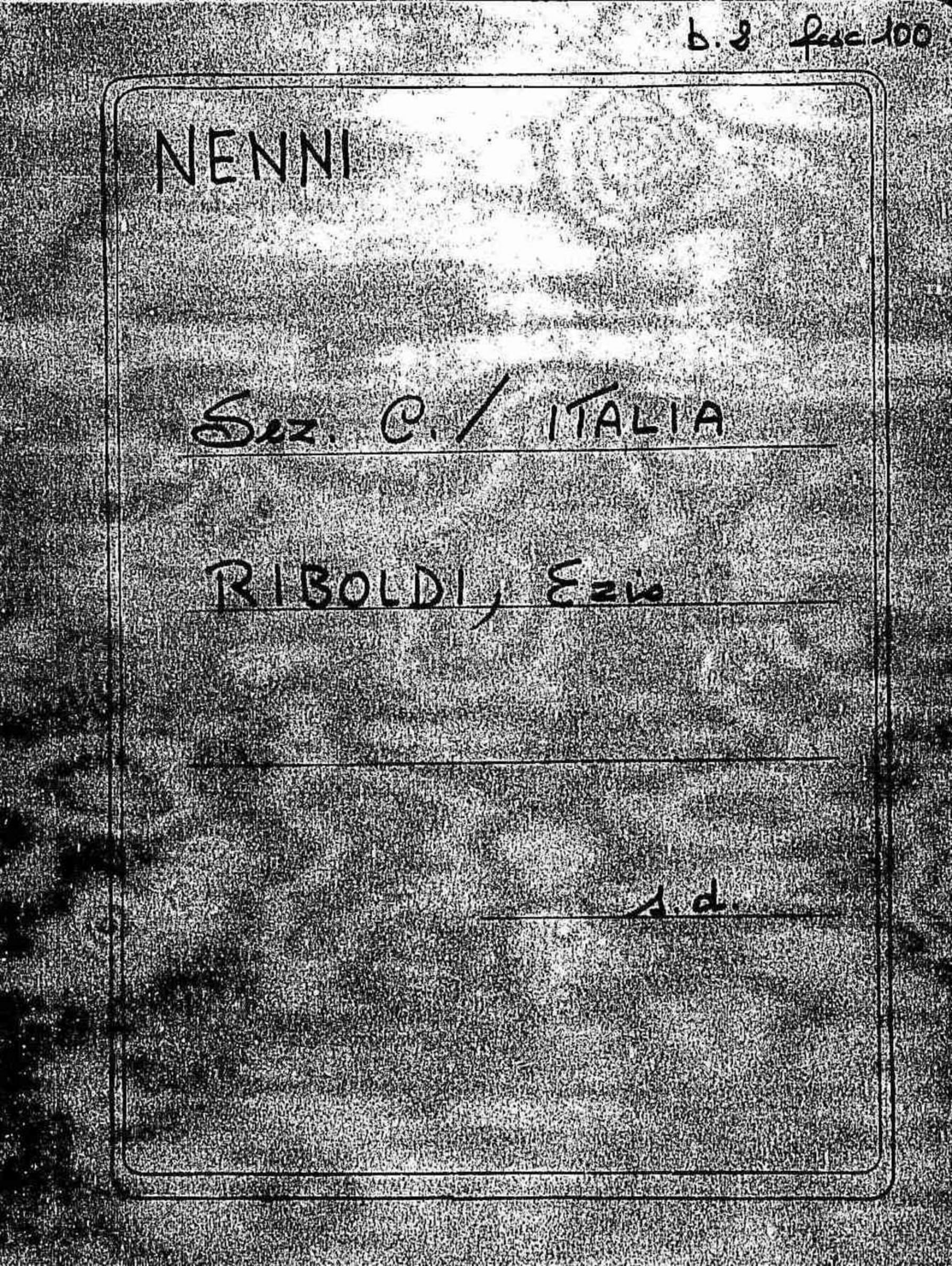 Riboldi Ezio, s.d.