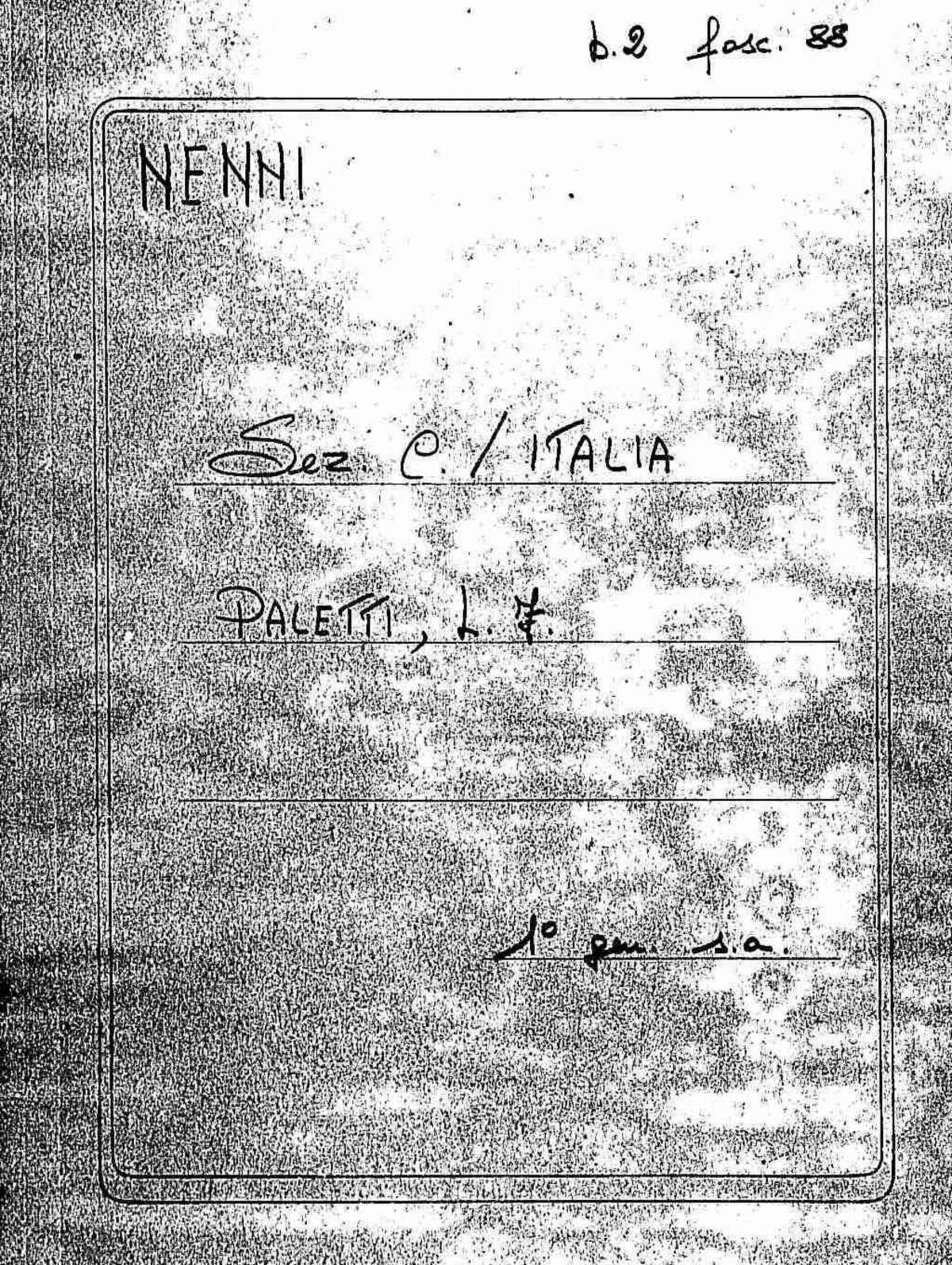 Paletti L.F., s.d.
