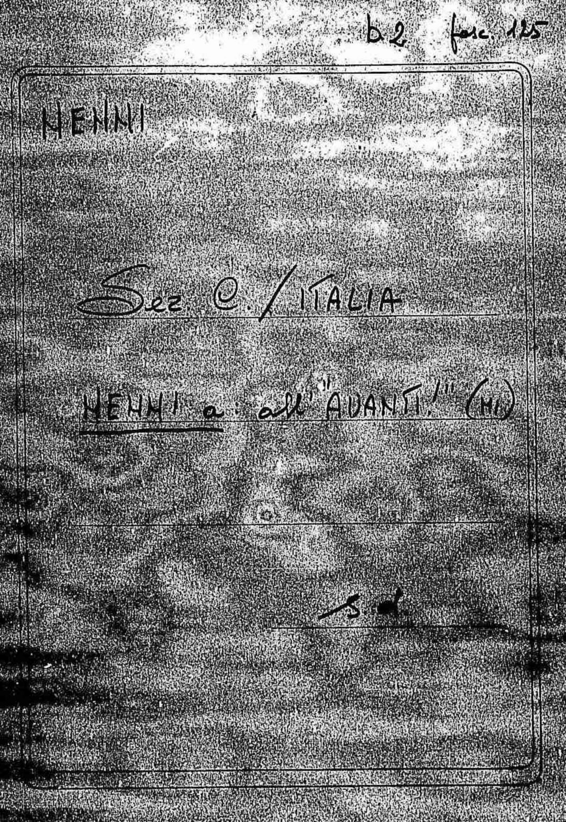 "All' Avanti", s.d.