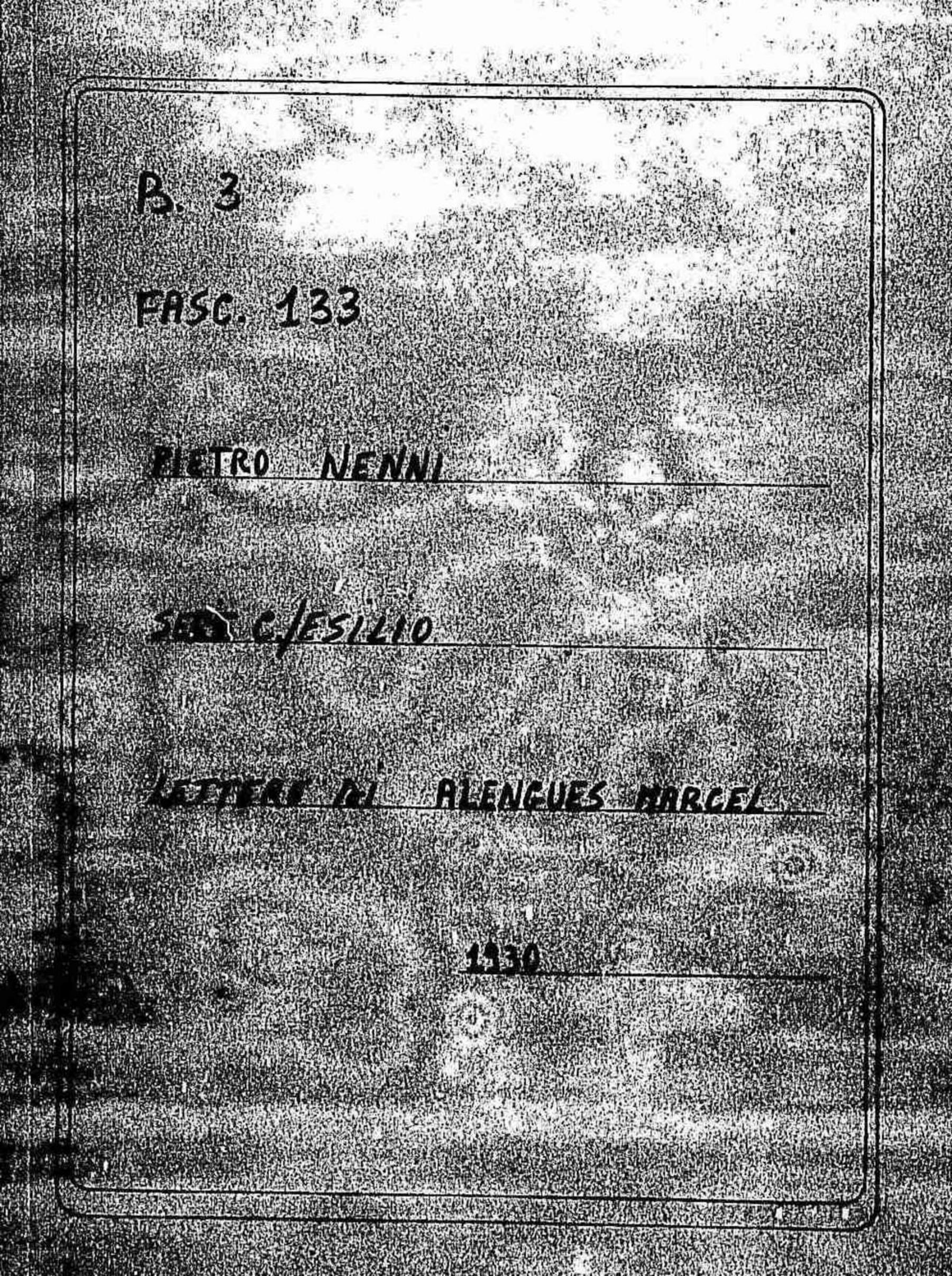 Alengues Marcel, 1930 ott. 6