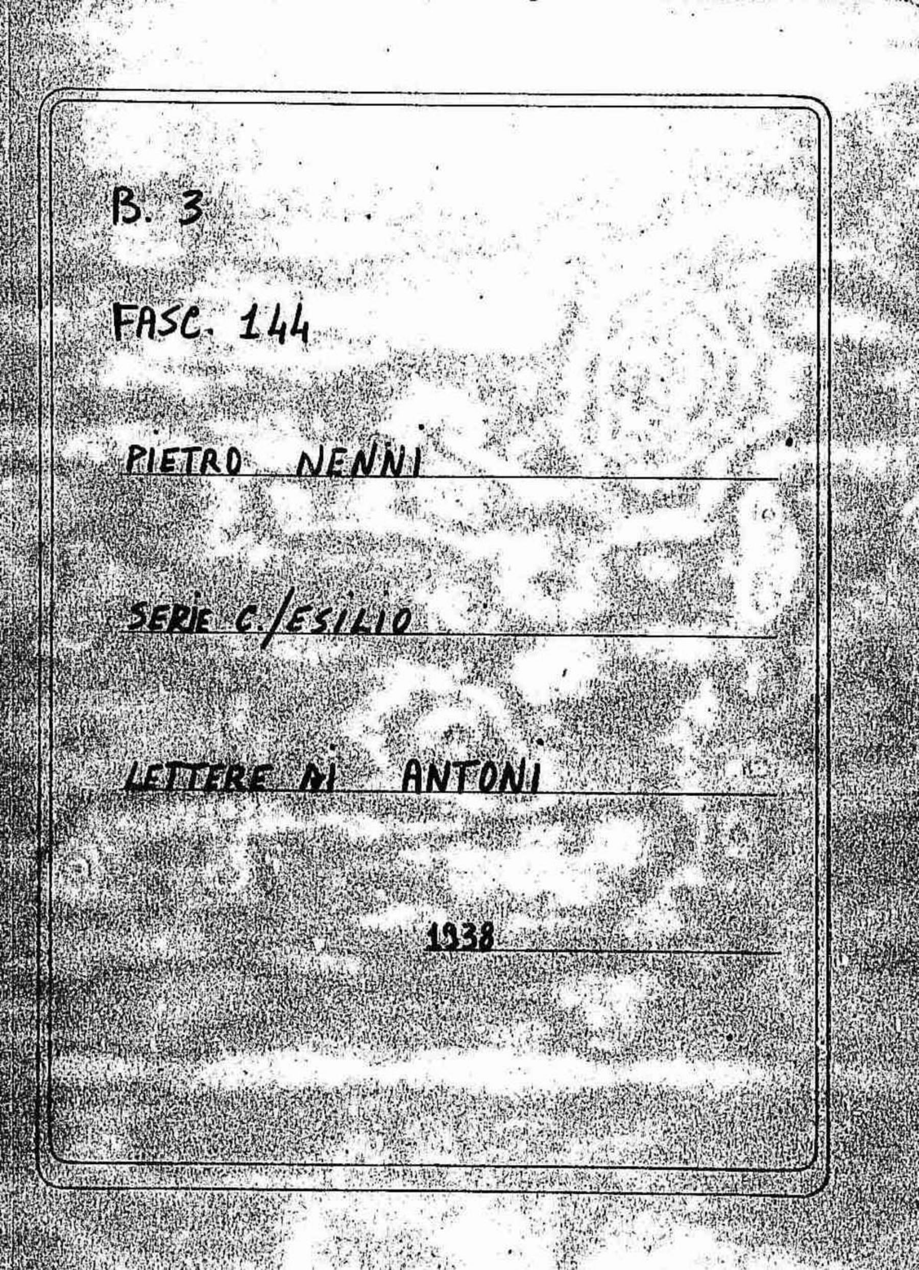 Antoni, 1938 dic. 7