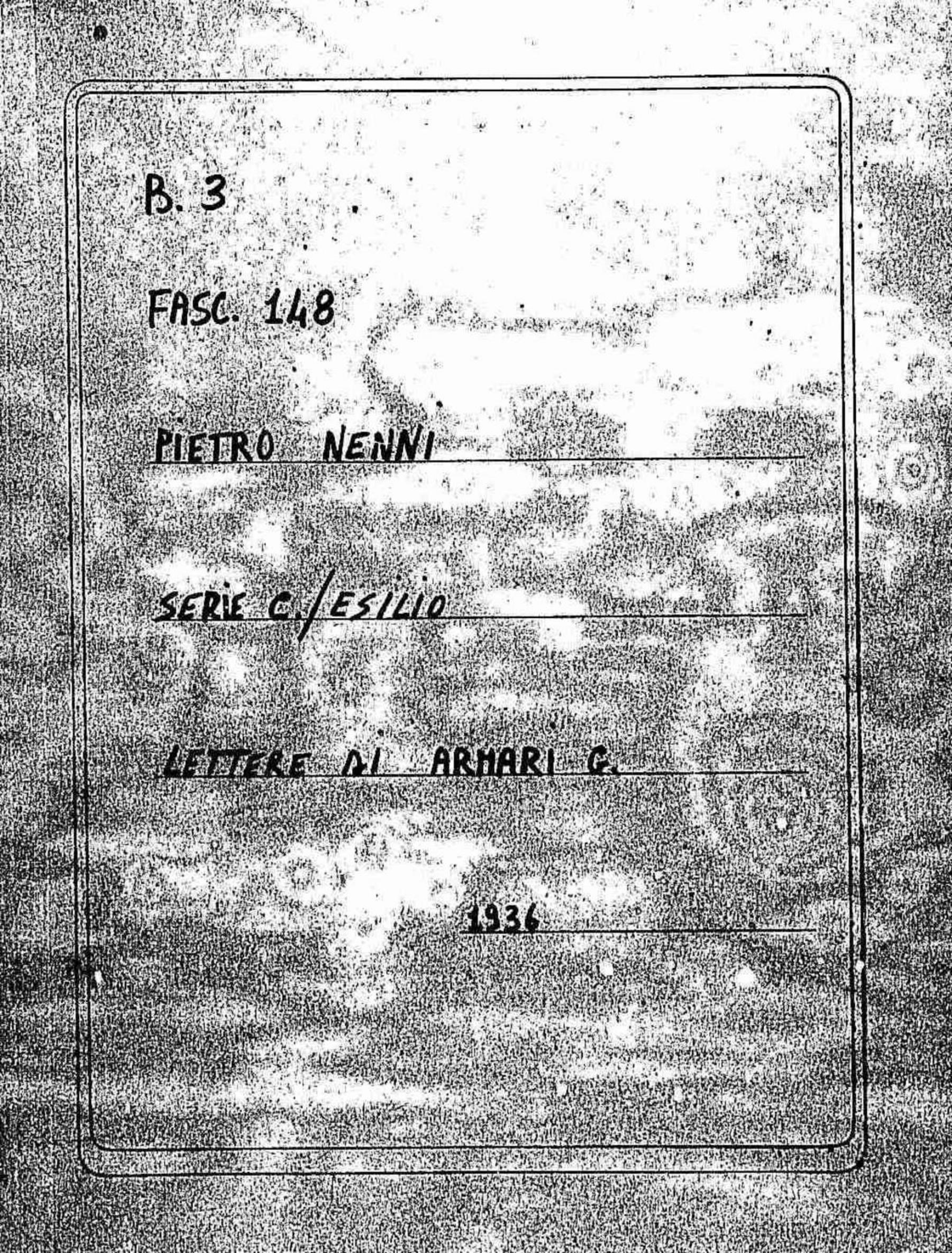 Armari G., 1936 gen. 3 - mag. 5