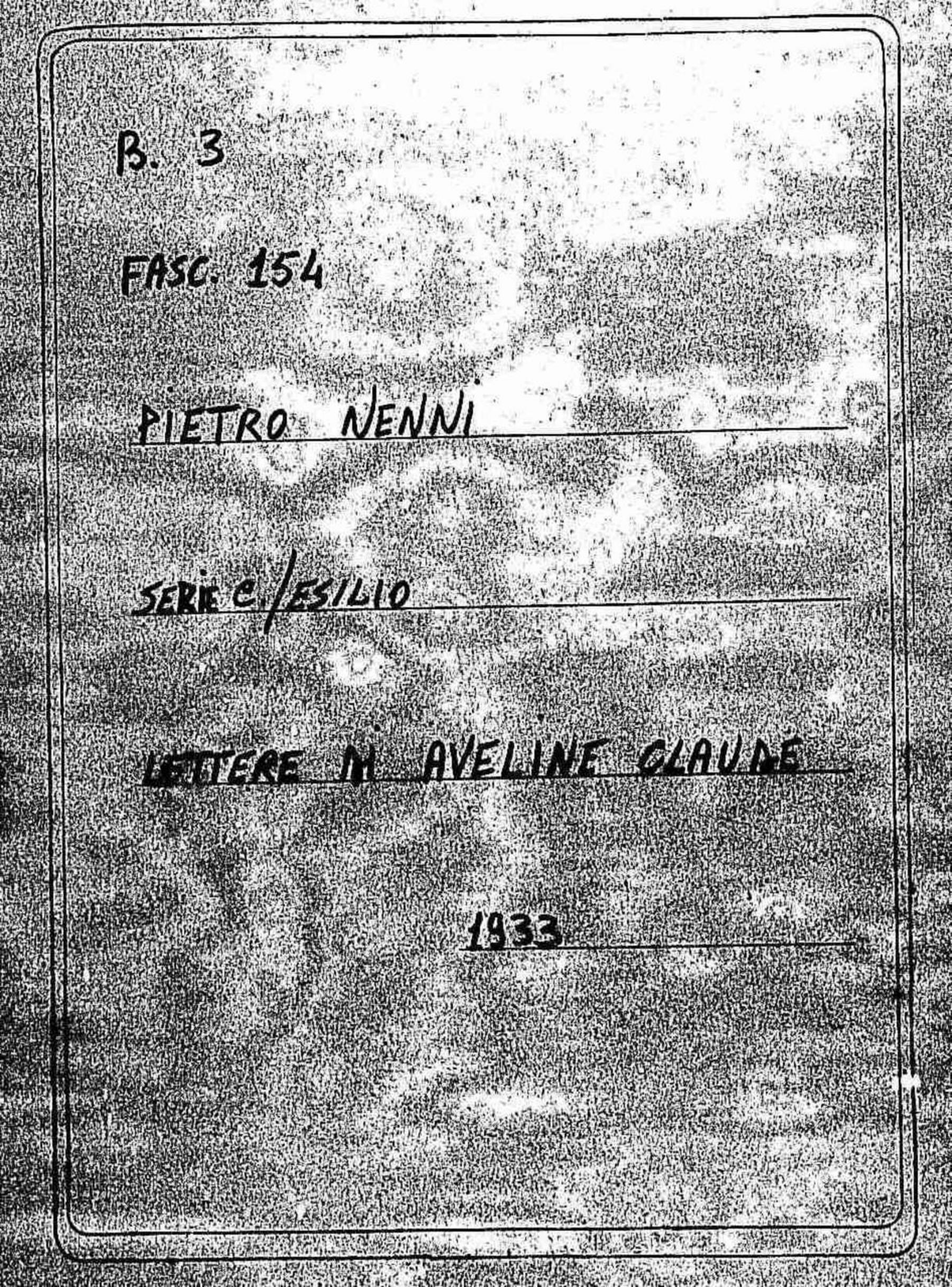 Aveline Claude, 1933 set.