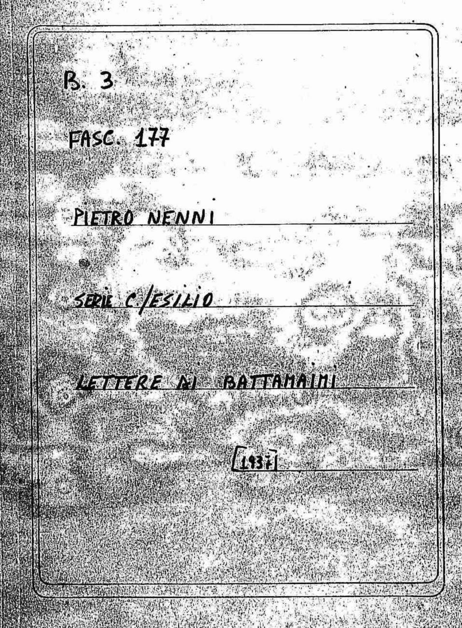 Battamaimi, 1937 ott. 15