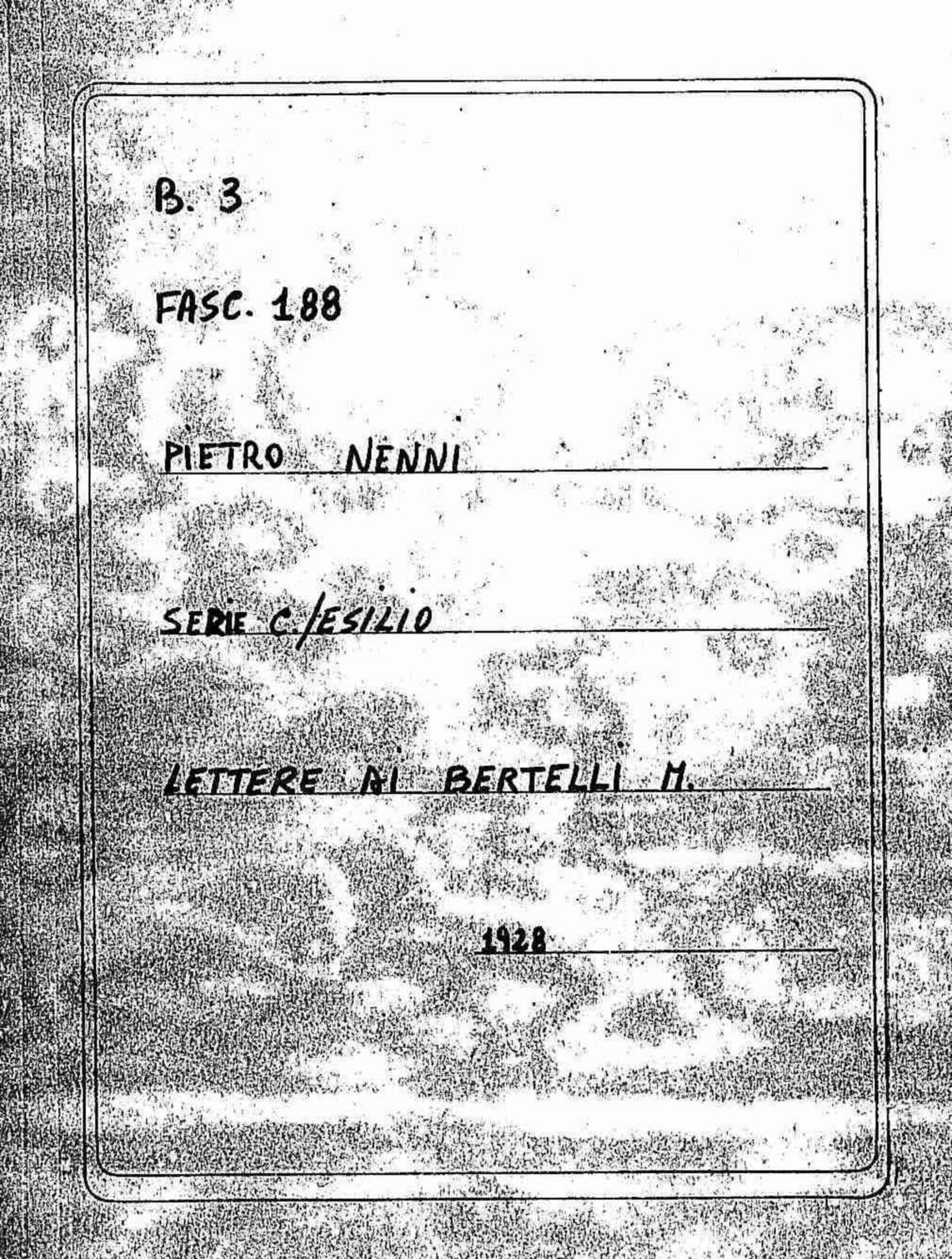Bertelli M., 1928 mar. 5