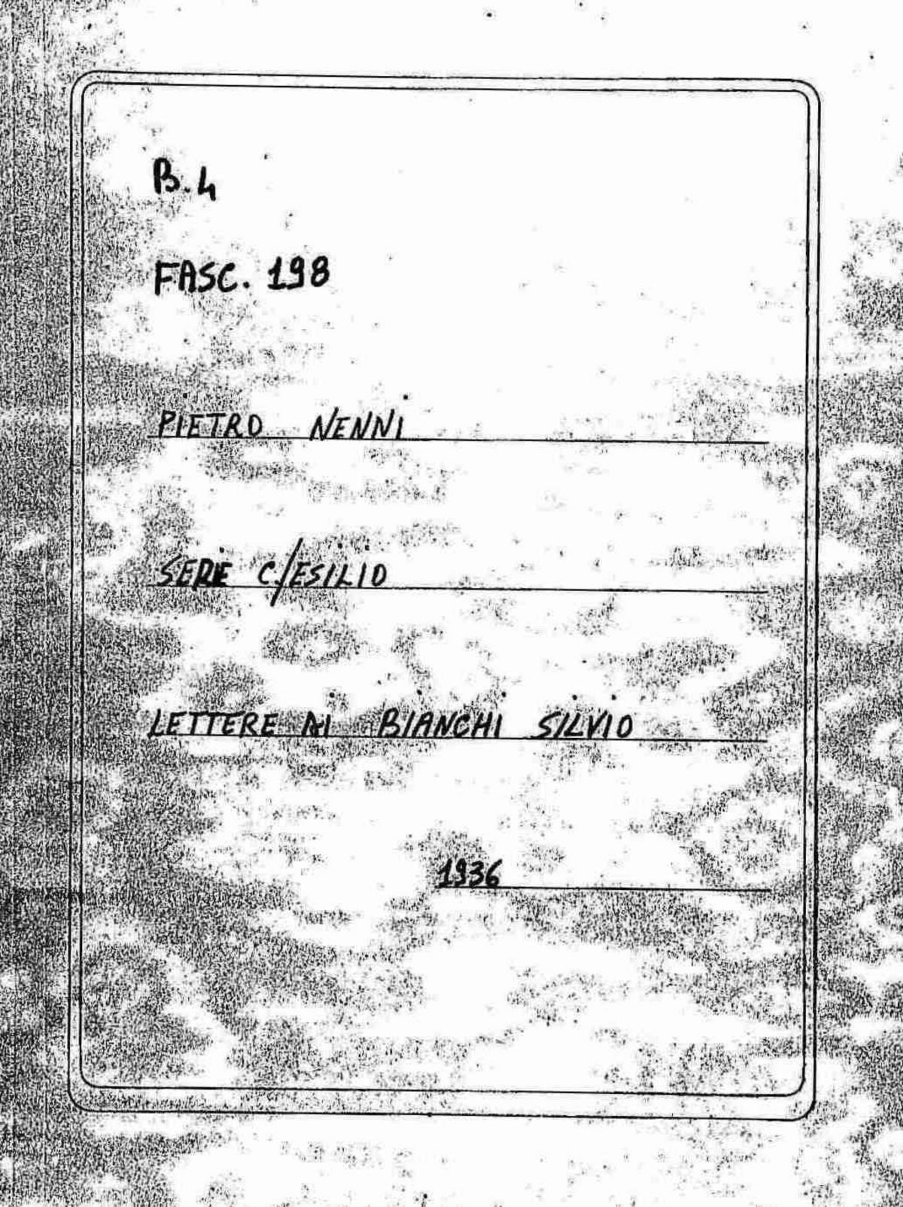 Bianchi Silvio, 1936 dic. 20