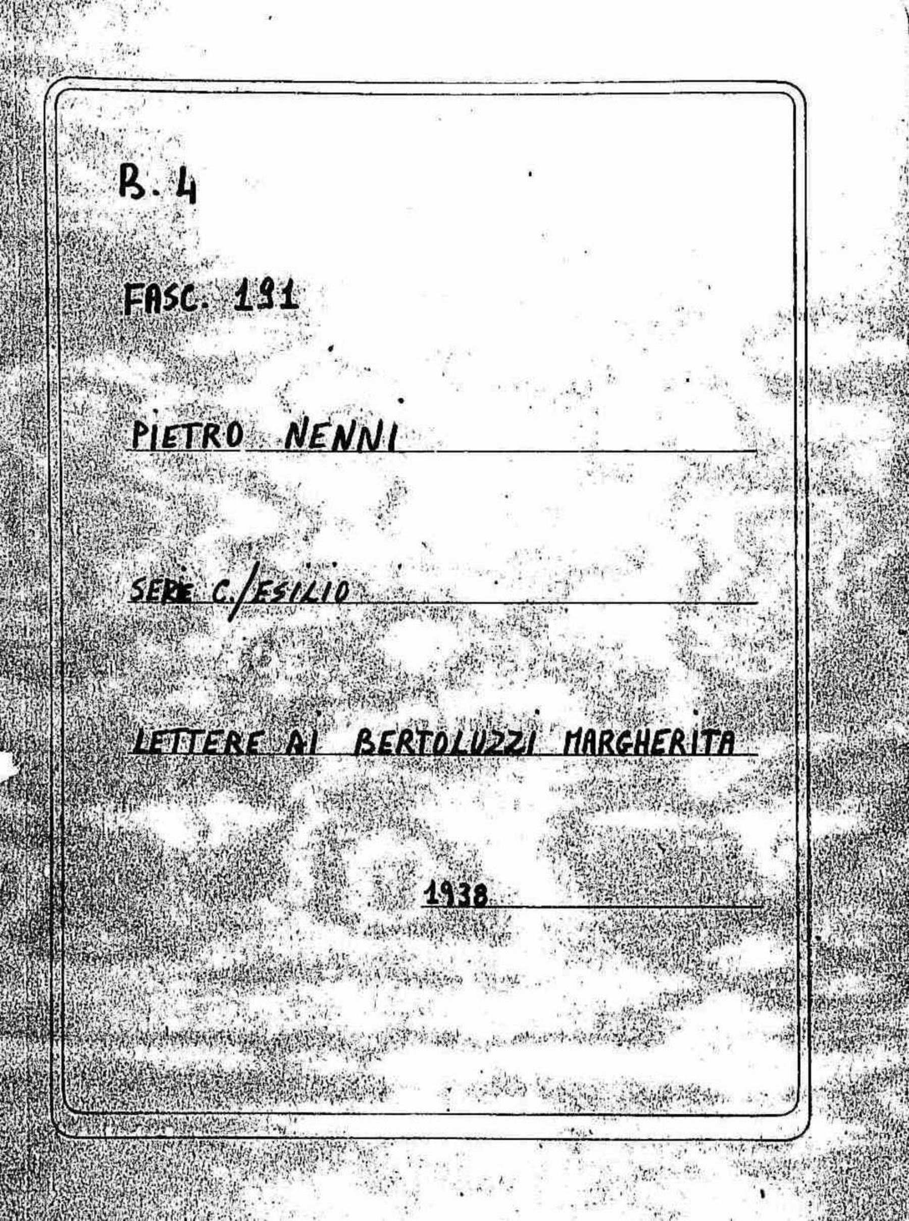 Bertoluzzi Margherita, 1938 dic. 24
