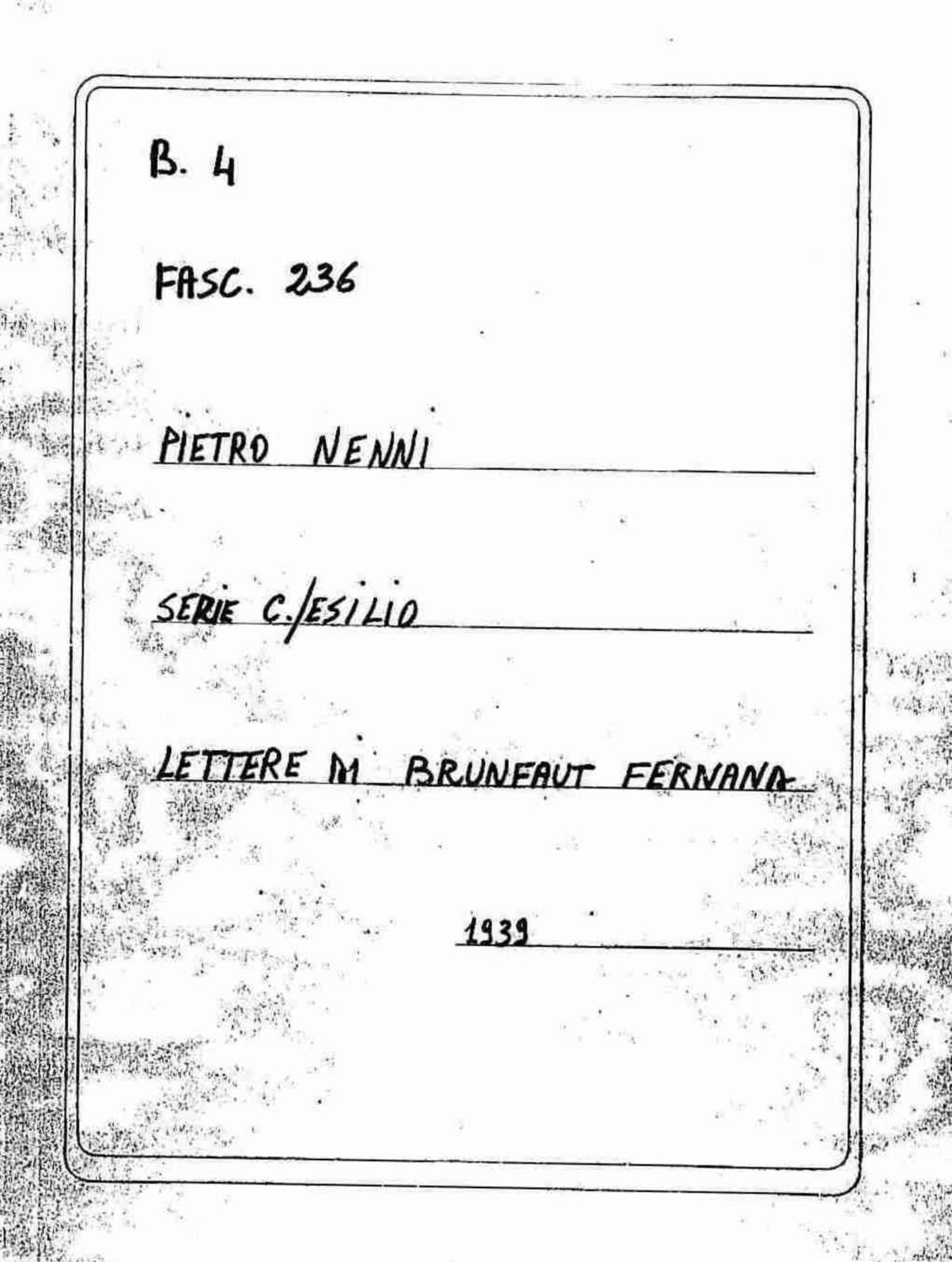 Brunfaut Fernand, 1939 mag. 30