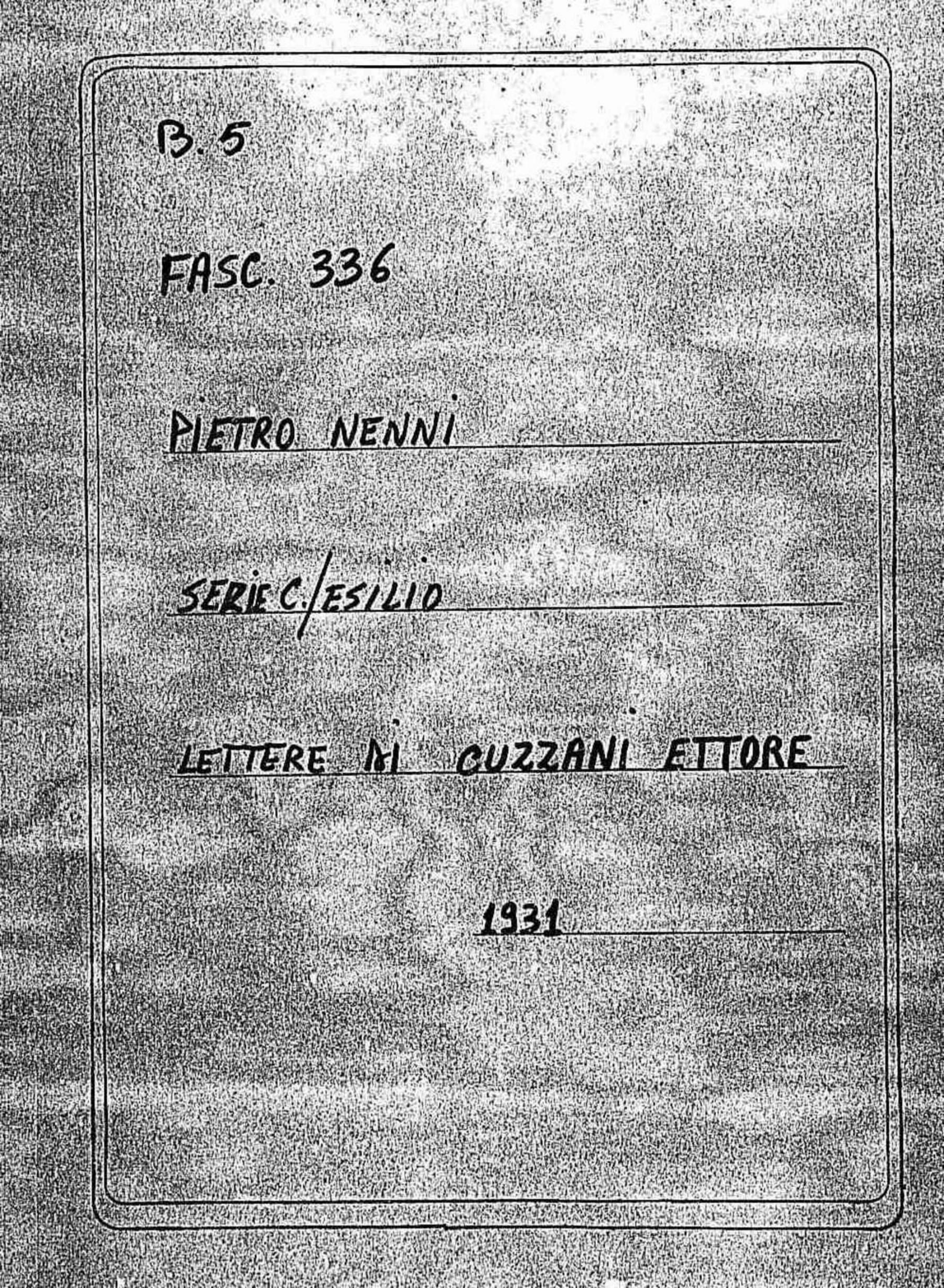 Cuzzani Ettore, 1931 giu. 17