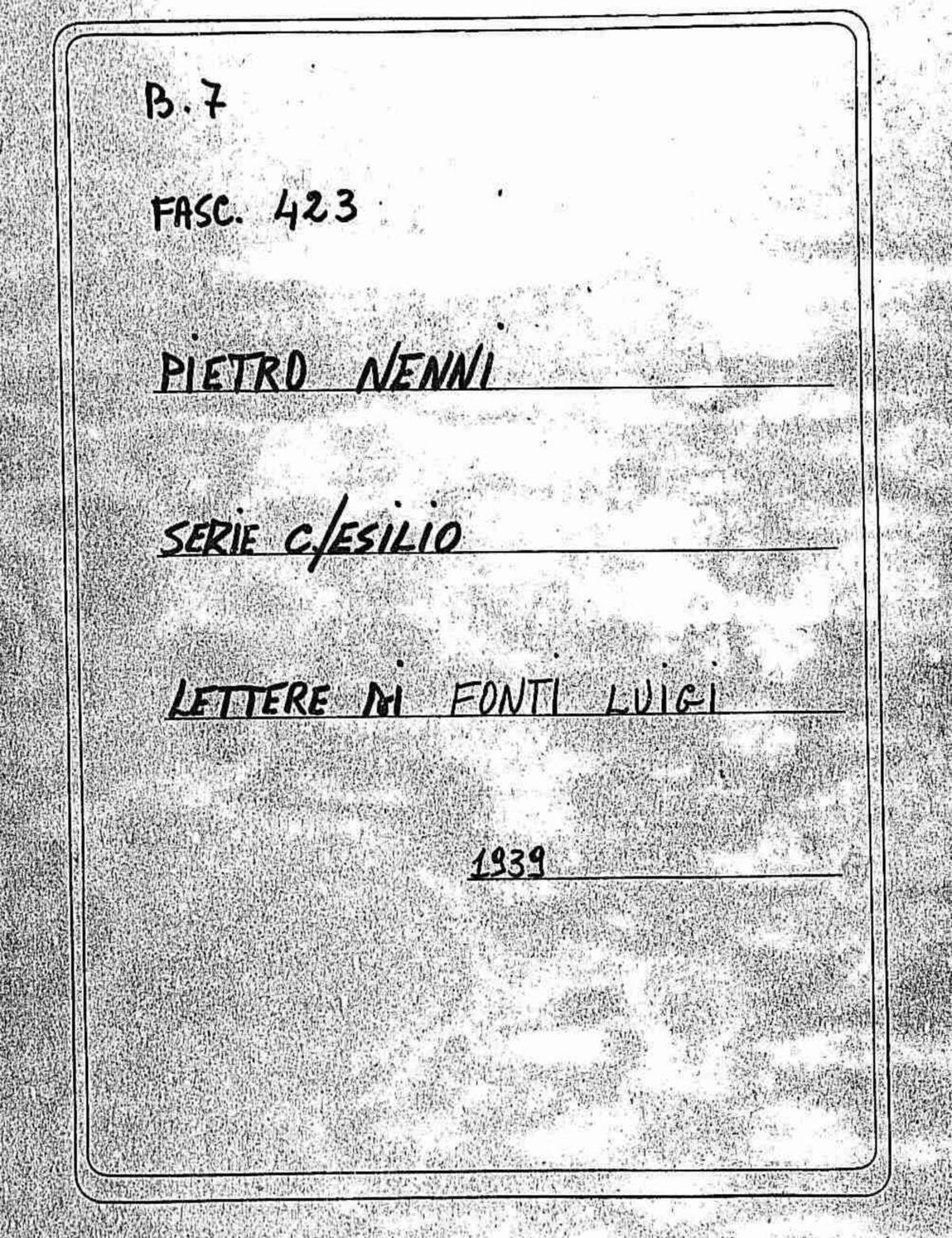Fonti Luigi, 1939 ago. 14