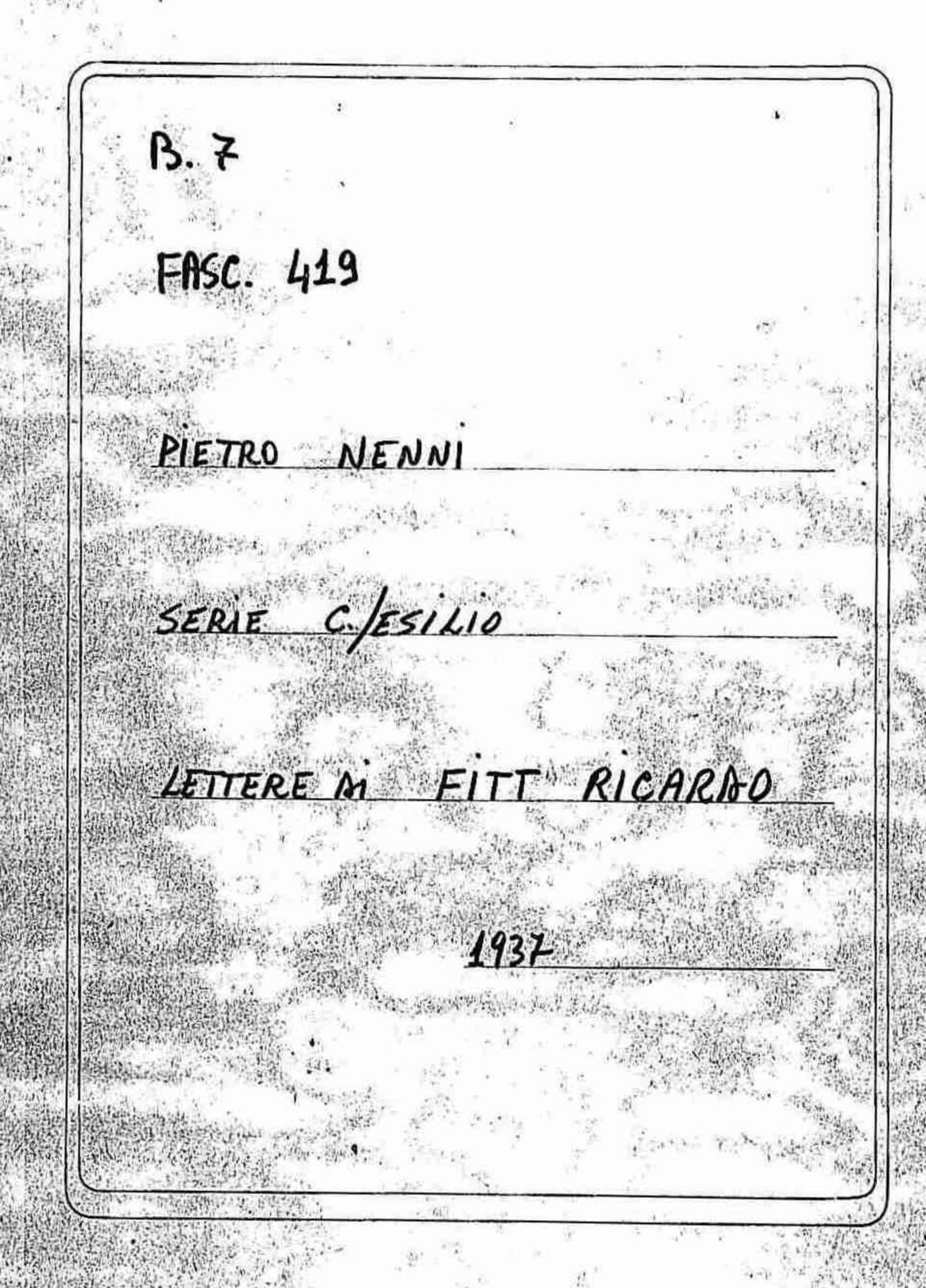 Fitt Ricardo, 1937 ott. 25