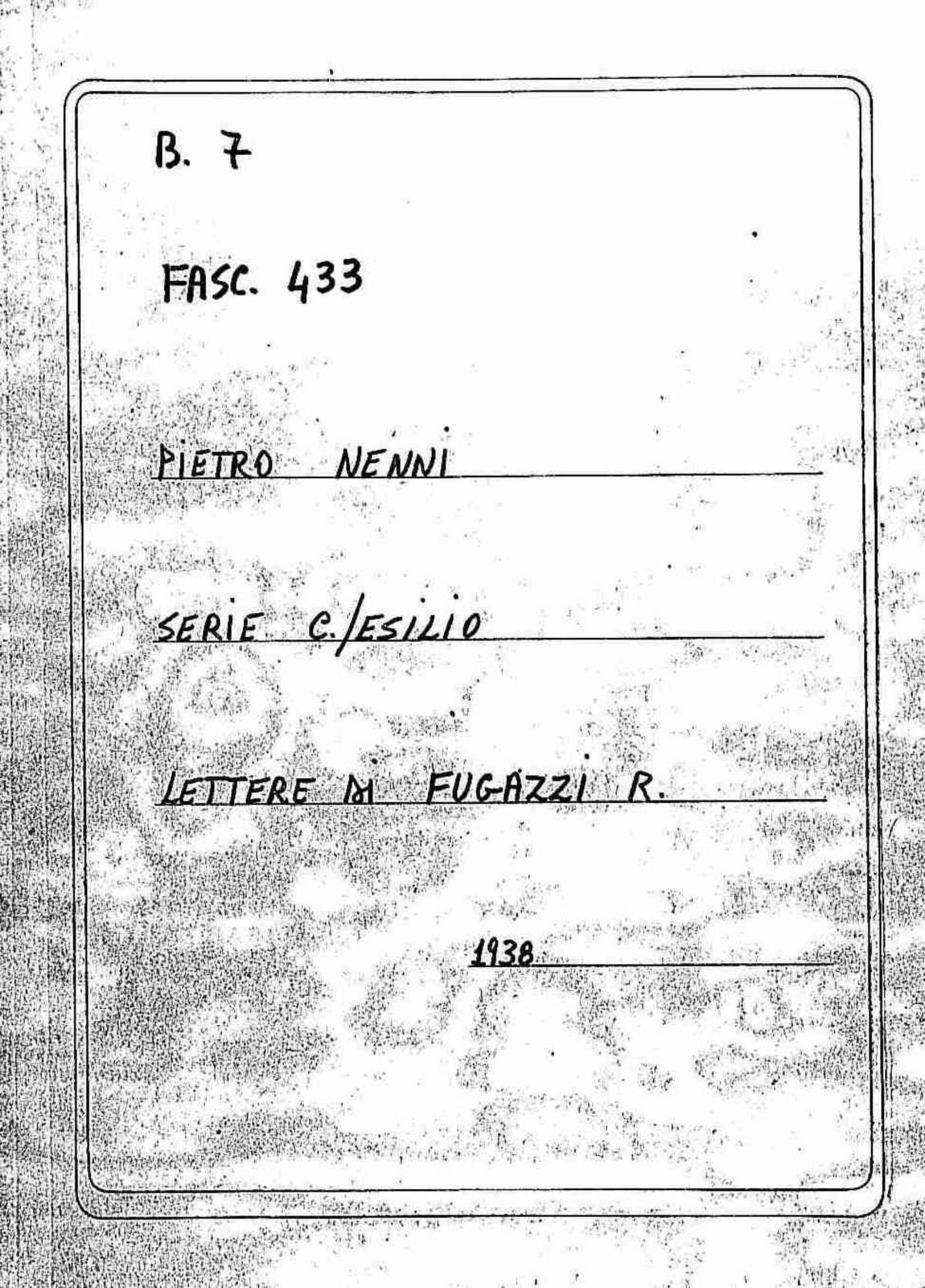 Fugazzi R., 1938 set. 2