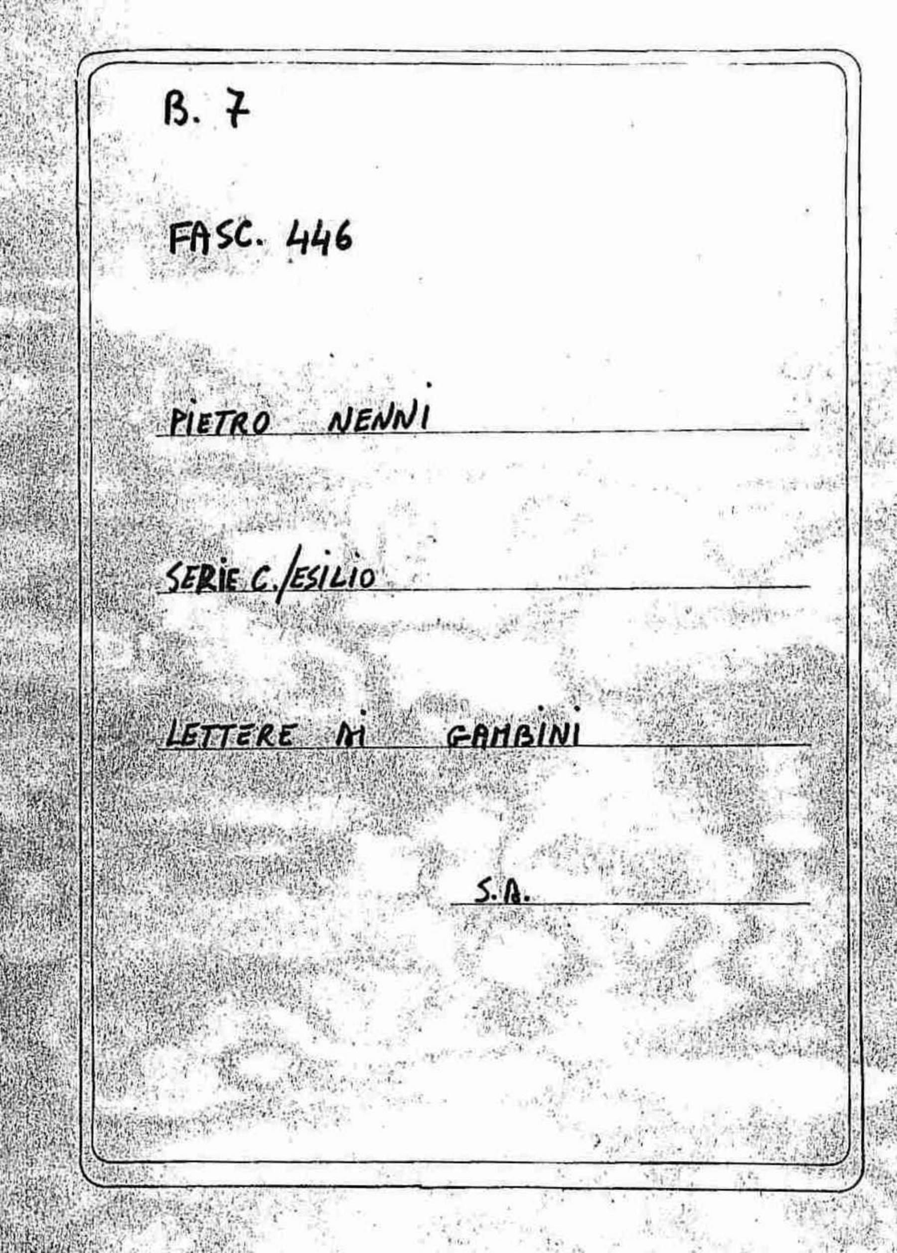 Gambini, s.d.
