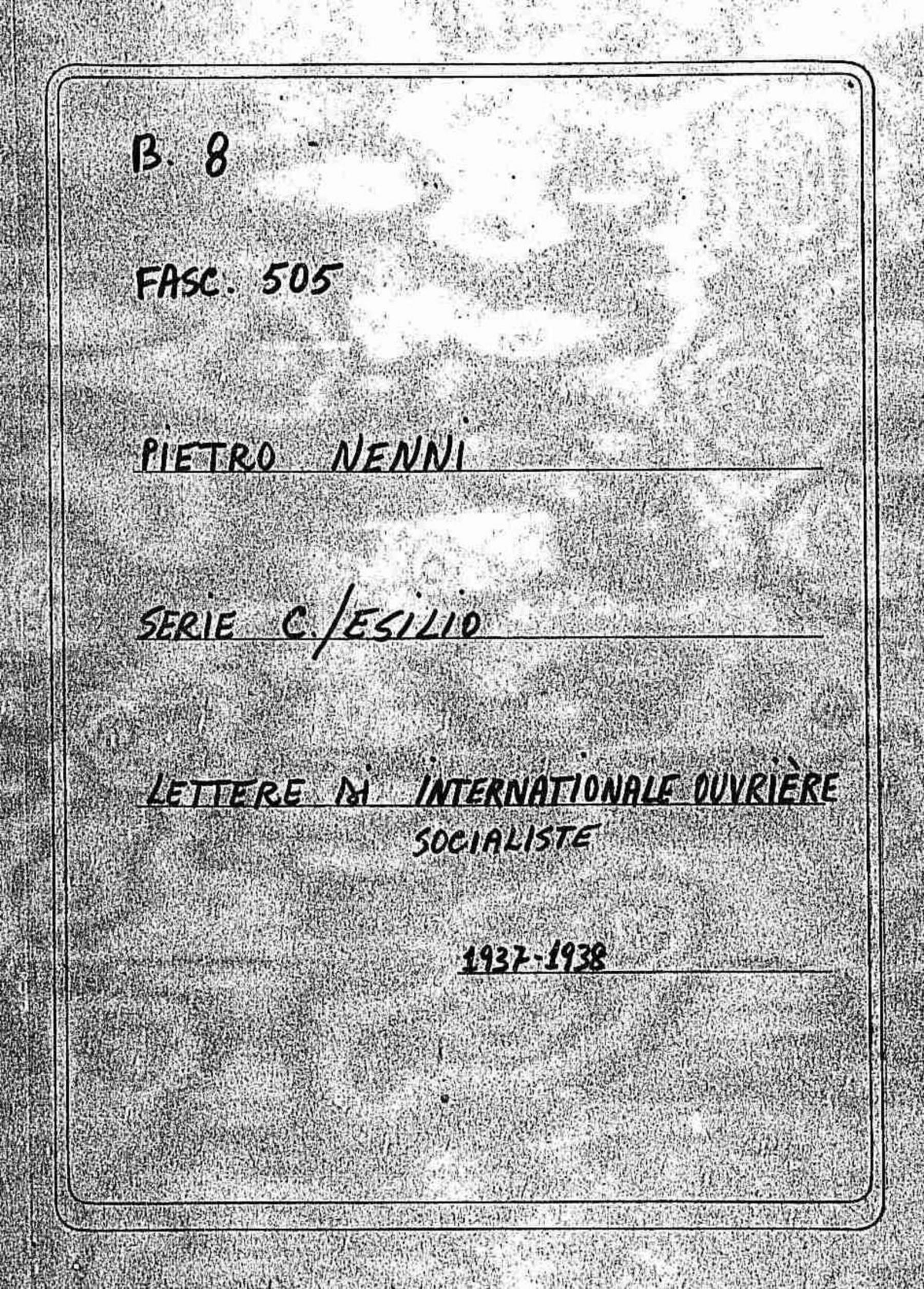 Internationale ouvrière socialiste, 1937 mar. 25 - 1938 apr. 22