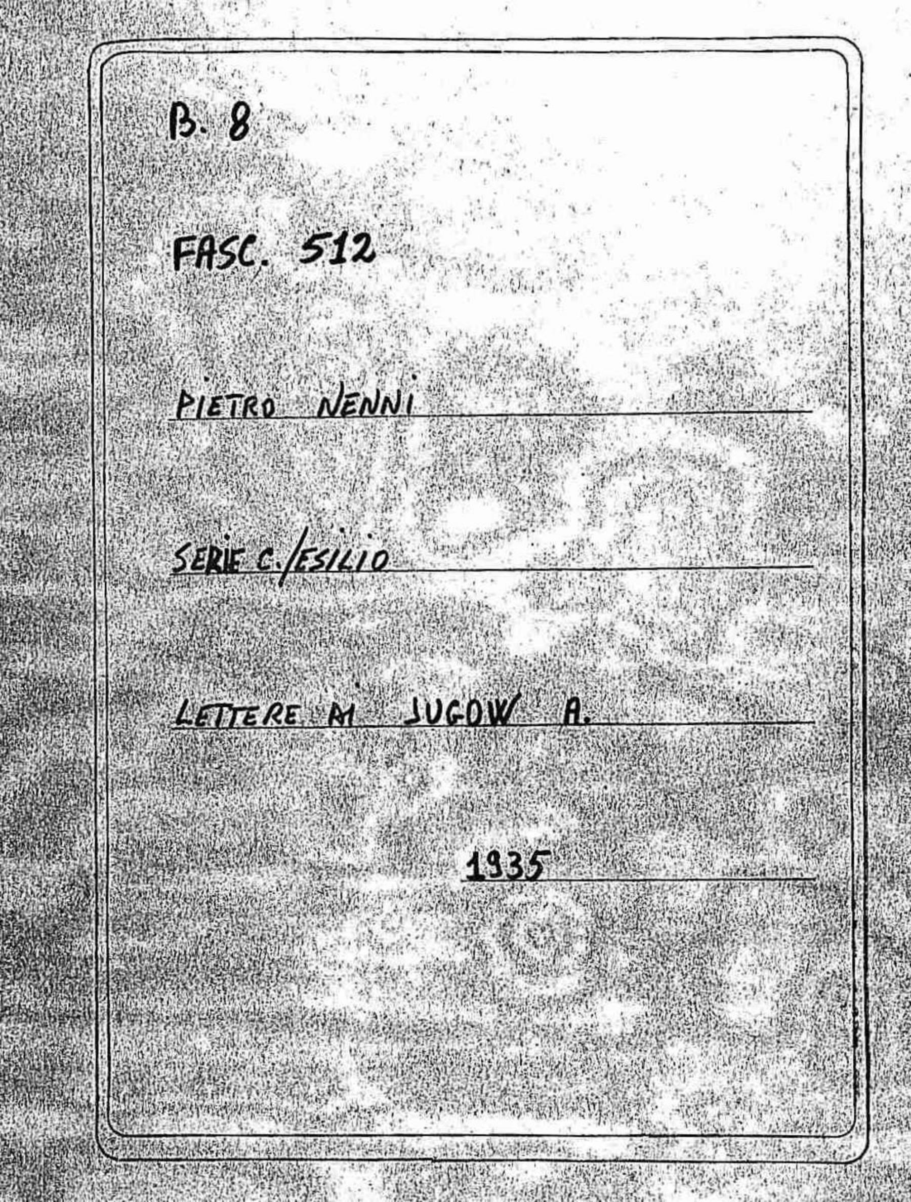 Jugow A. (Dosse), 1935 lug. 2