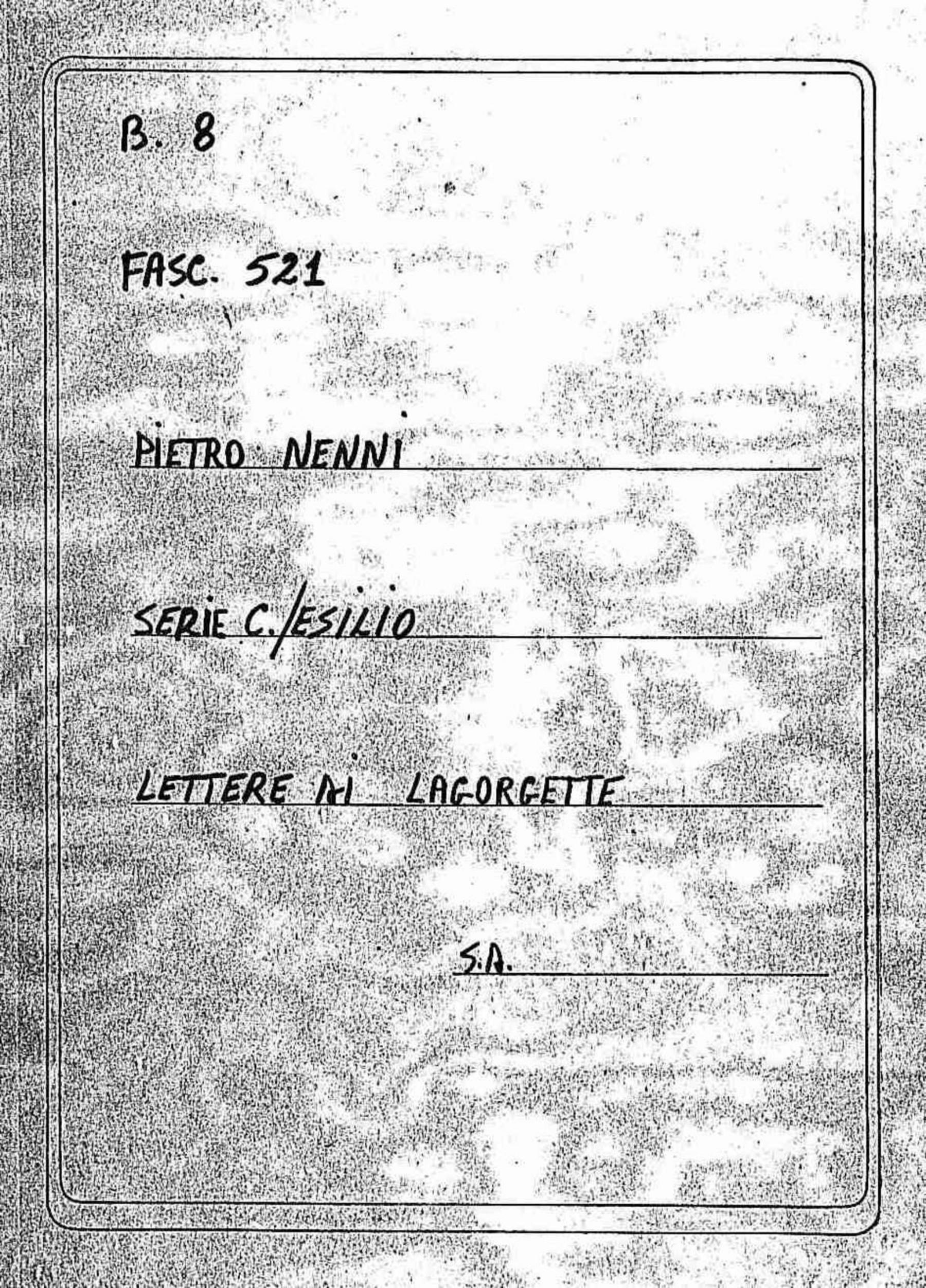 Lagorgette, s.d.