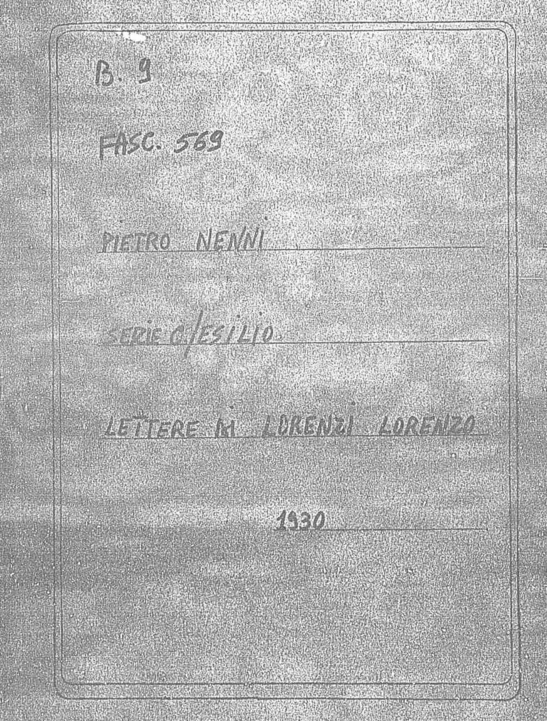 Lorenzi Lorenzo, 1930 mar. 12