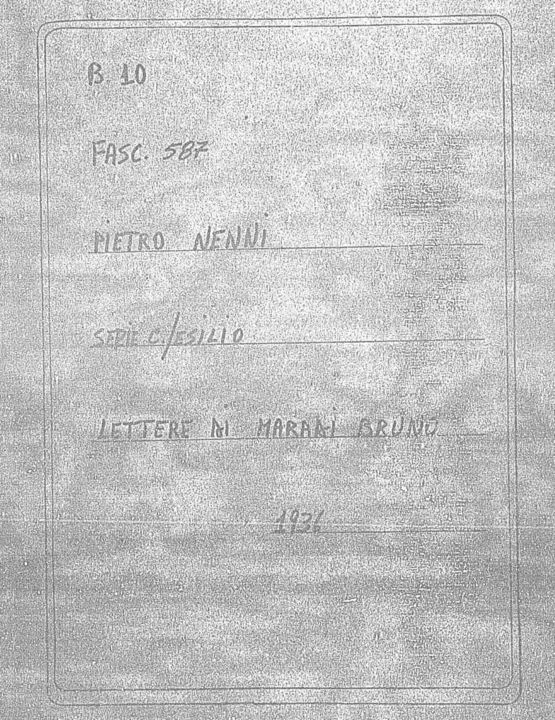 Maradi Bruno, 1936 feb. 28