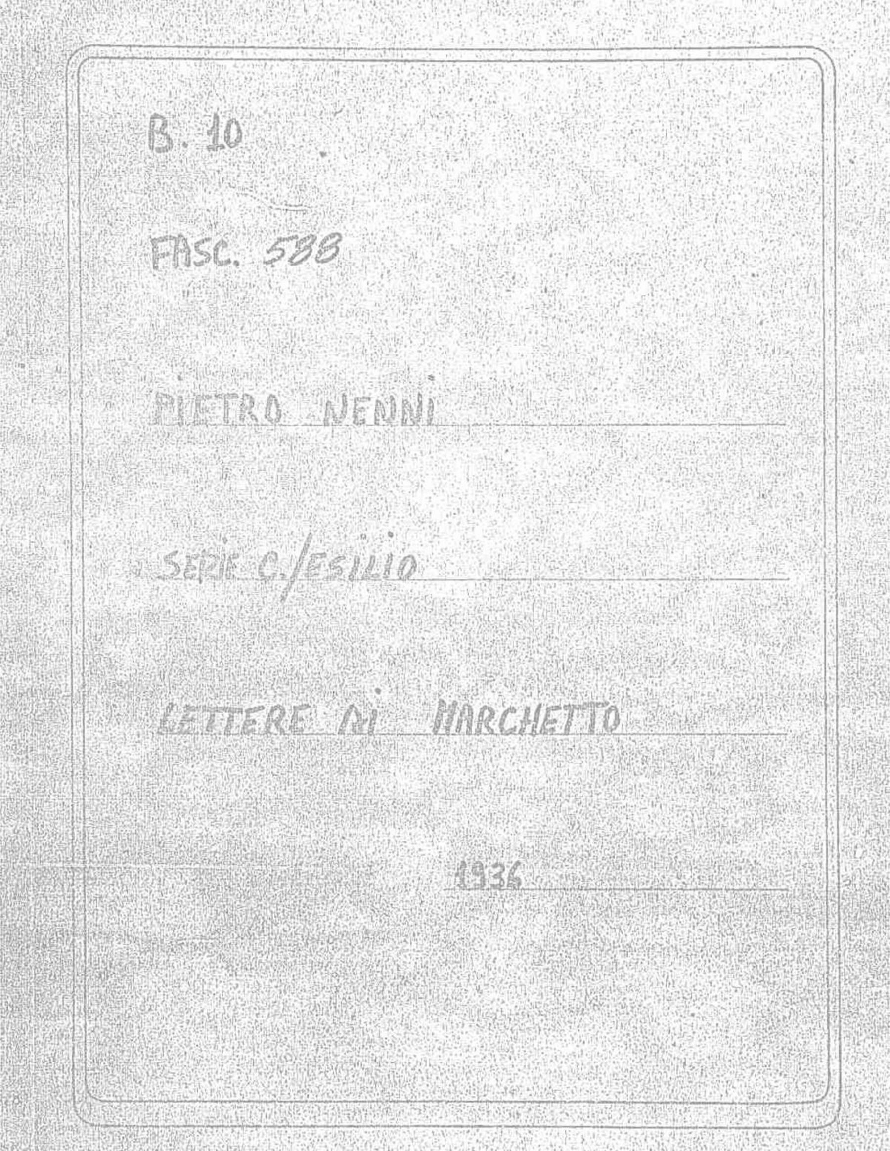 Marchetto, 1936 giu. 22