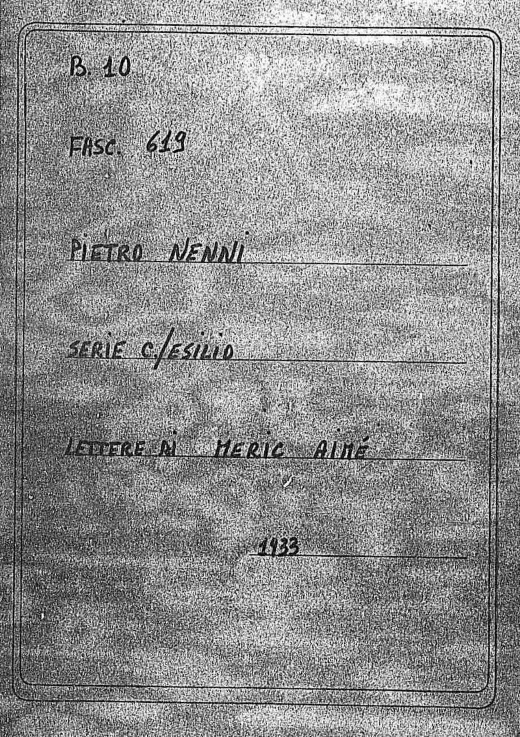 Meric Aimé, 1933 nov. 27