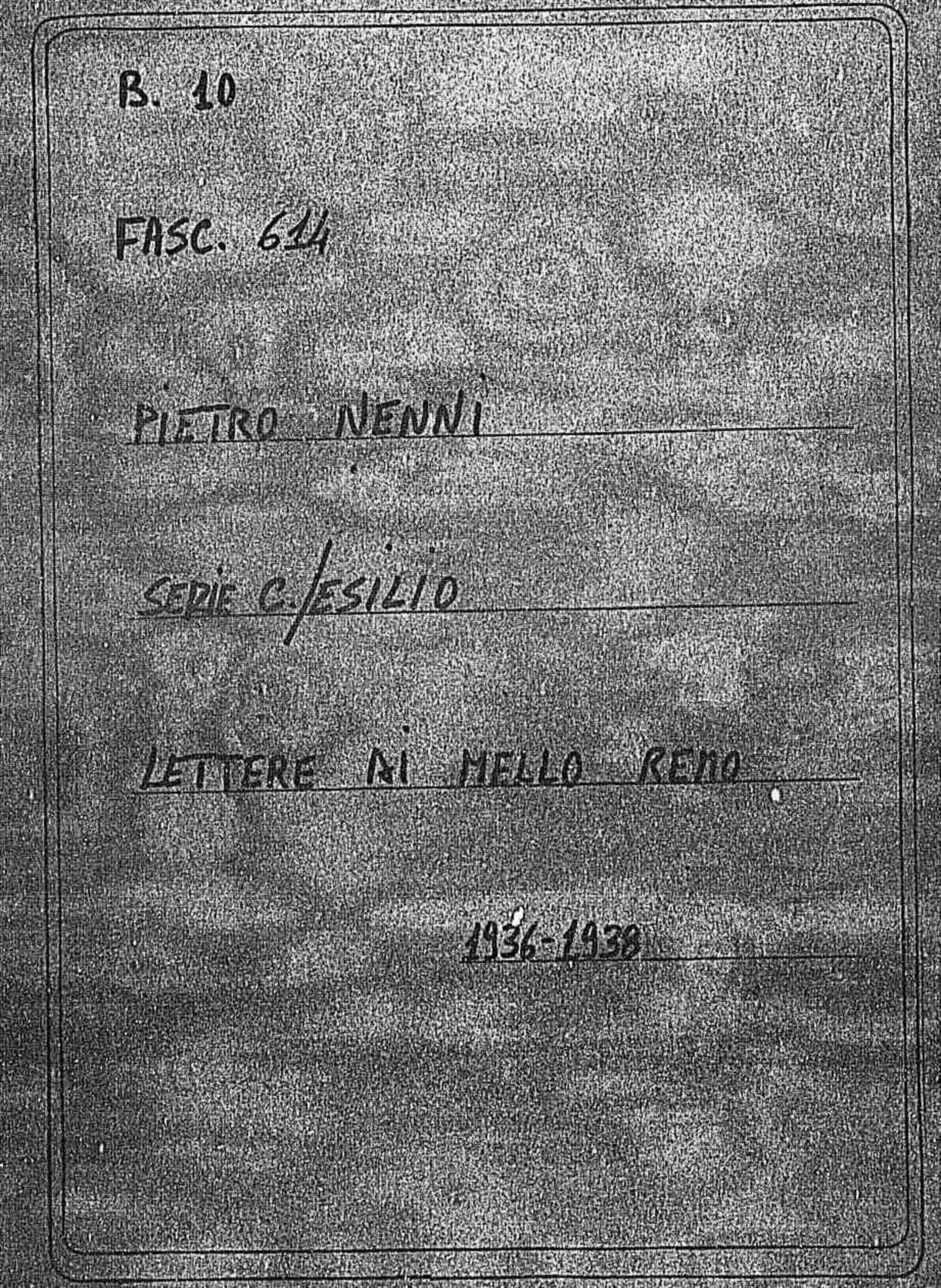 Mello Remo, 1936 mag. 10 - 1938 ott. 7
