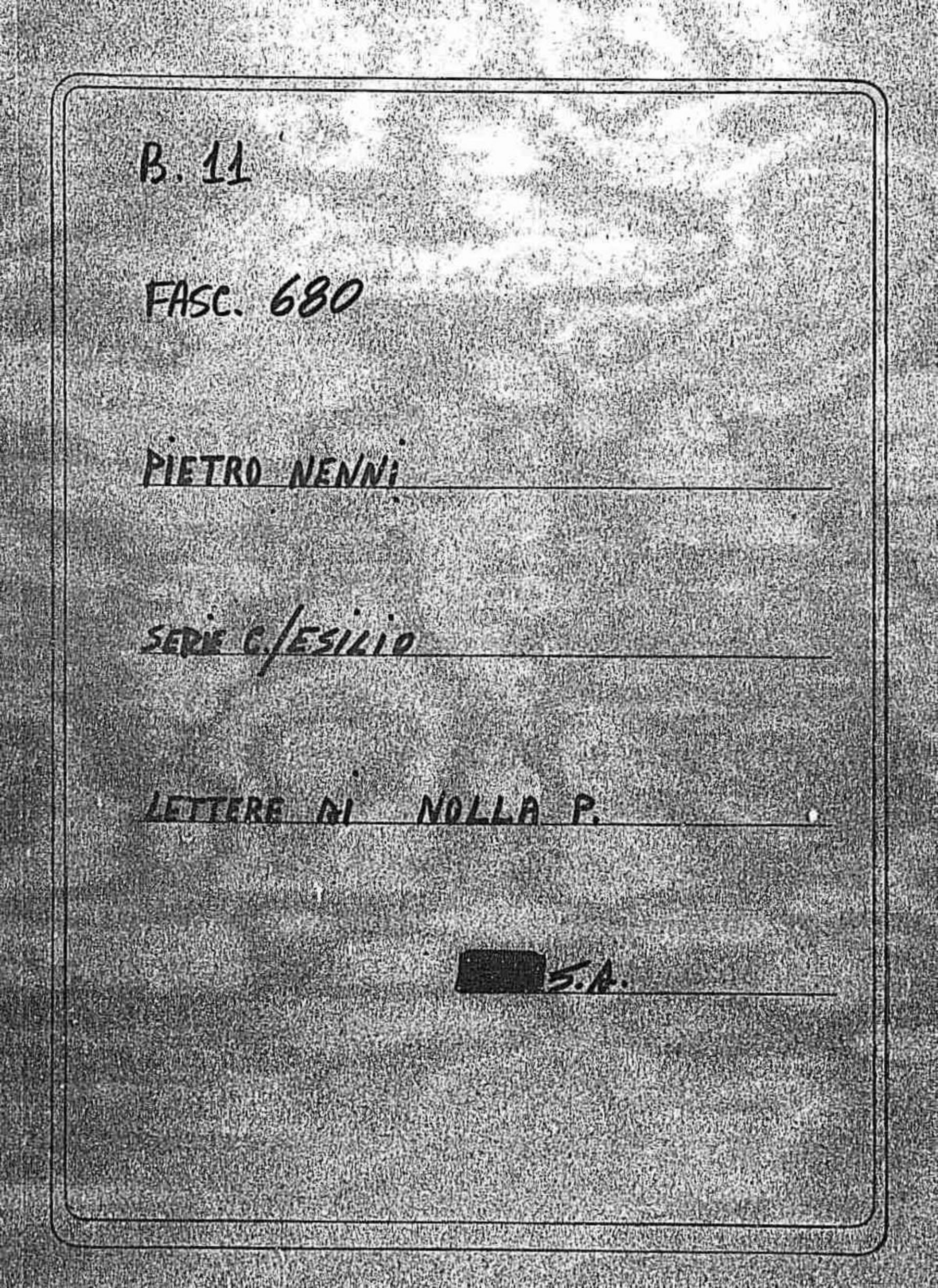 Nolla P., s.d.