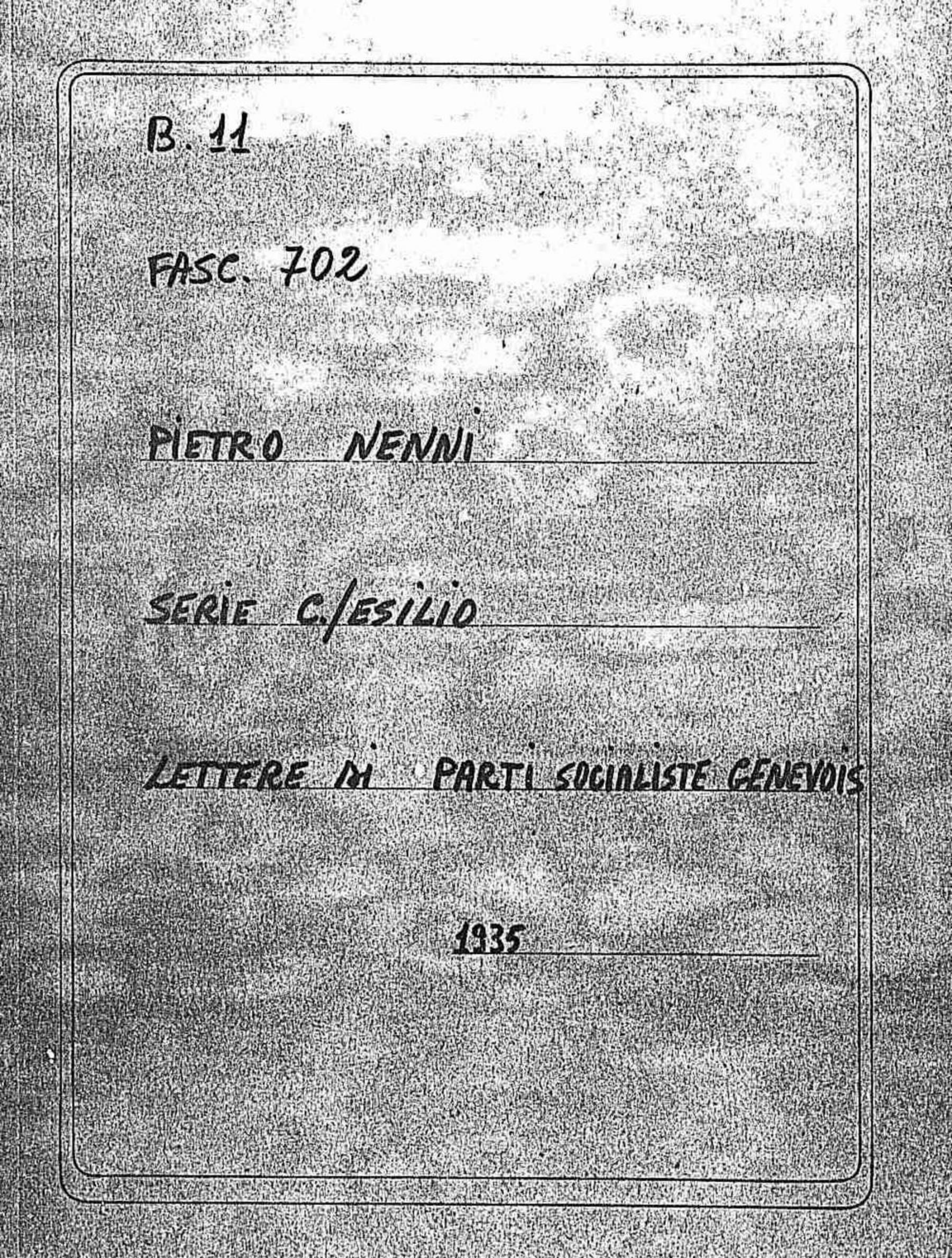Parti socialiste genevois, 1935 feb. 27 - apr. 23