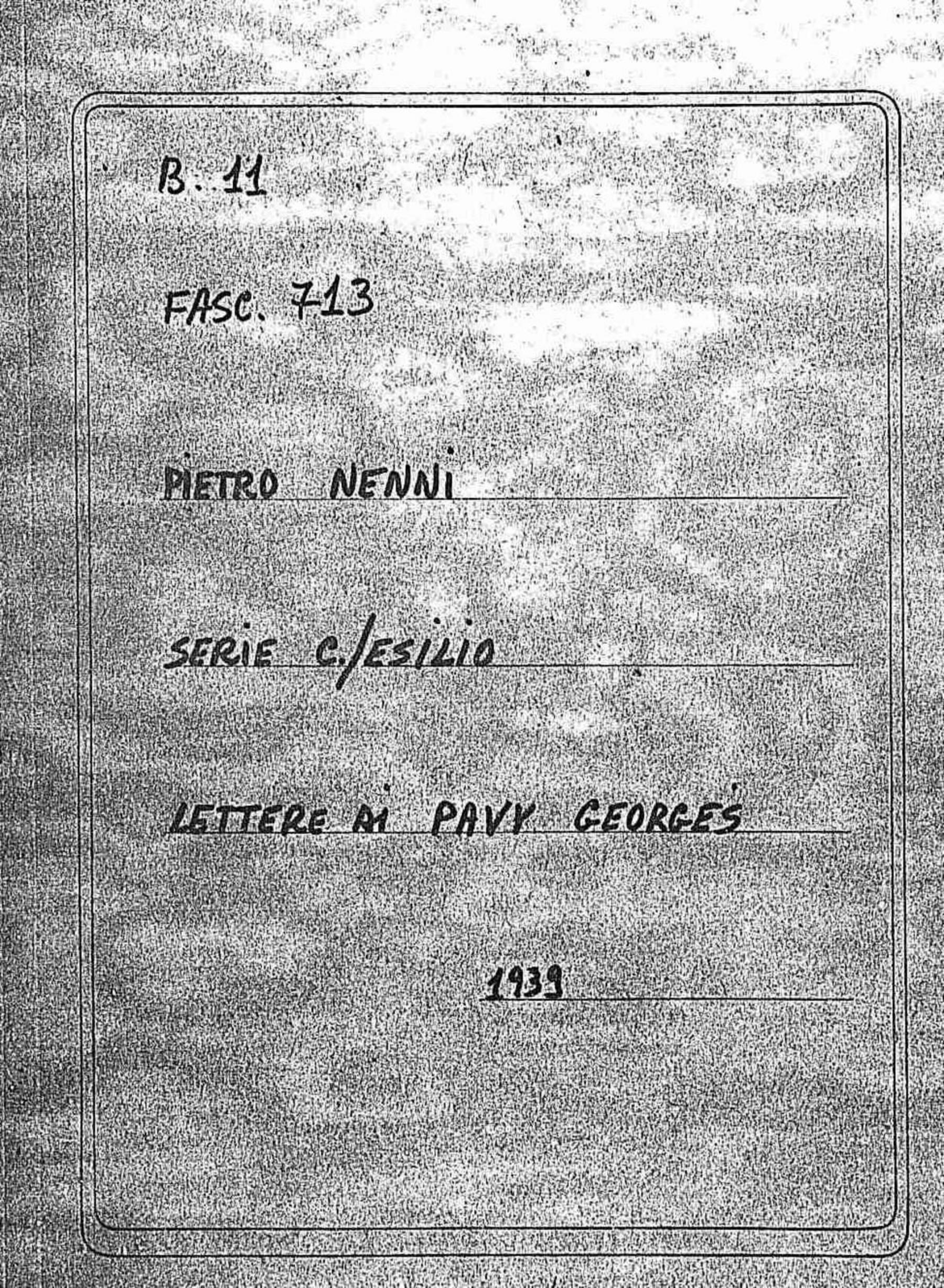 Pavy Georges, 1939 ott. 17