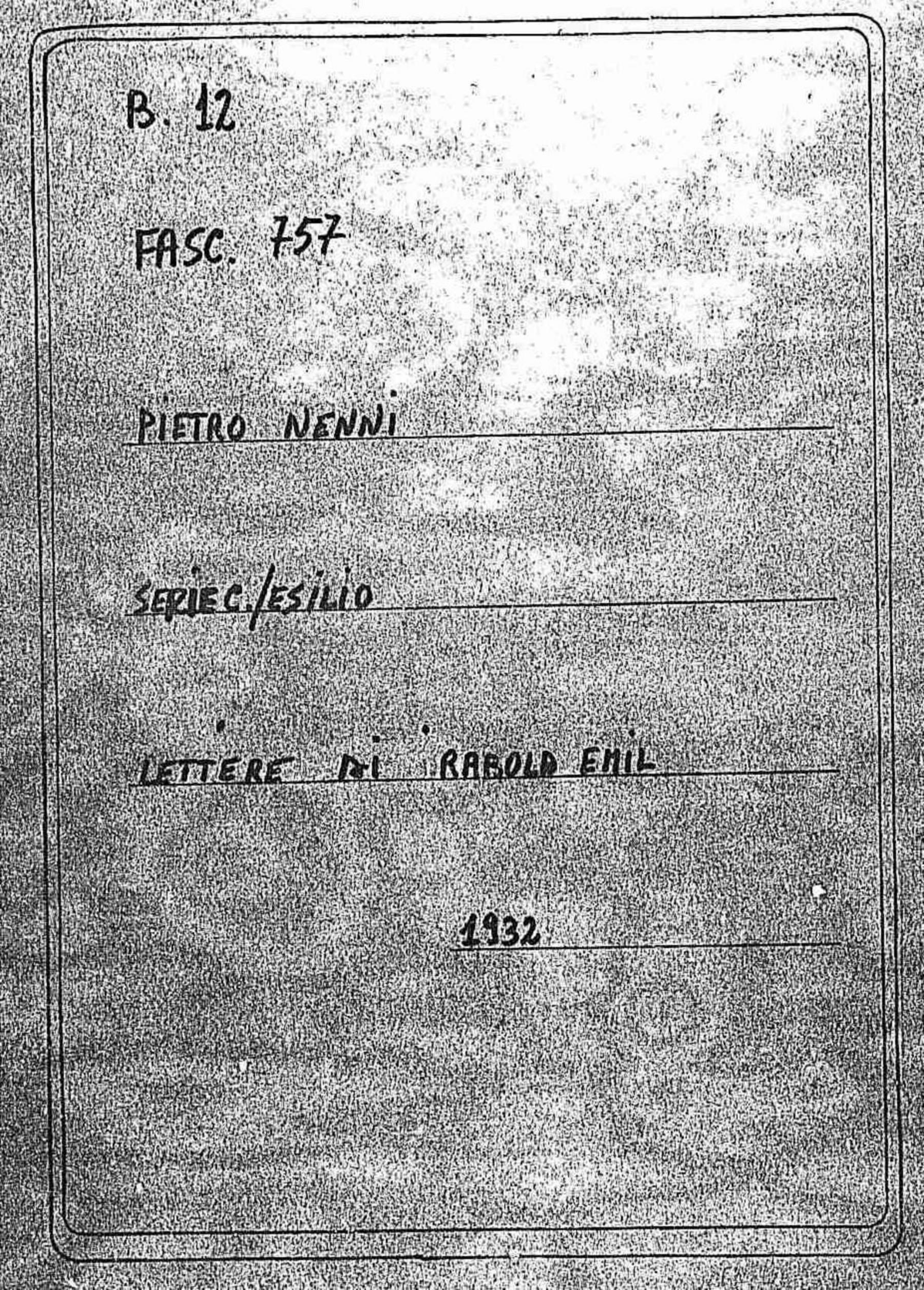 Rabold Emil, 1932 mar. 2