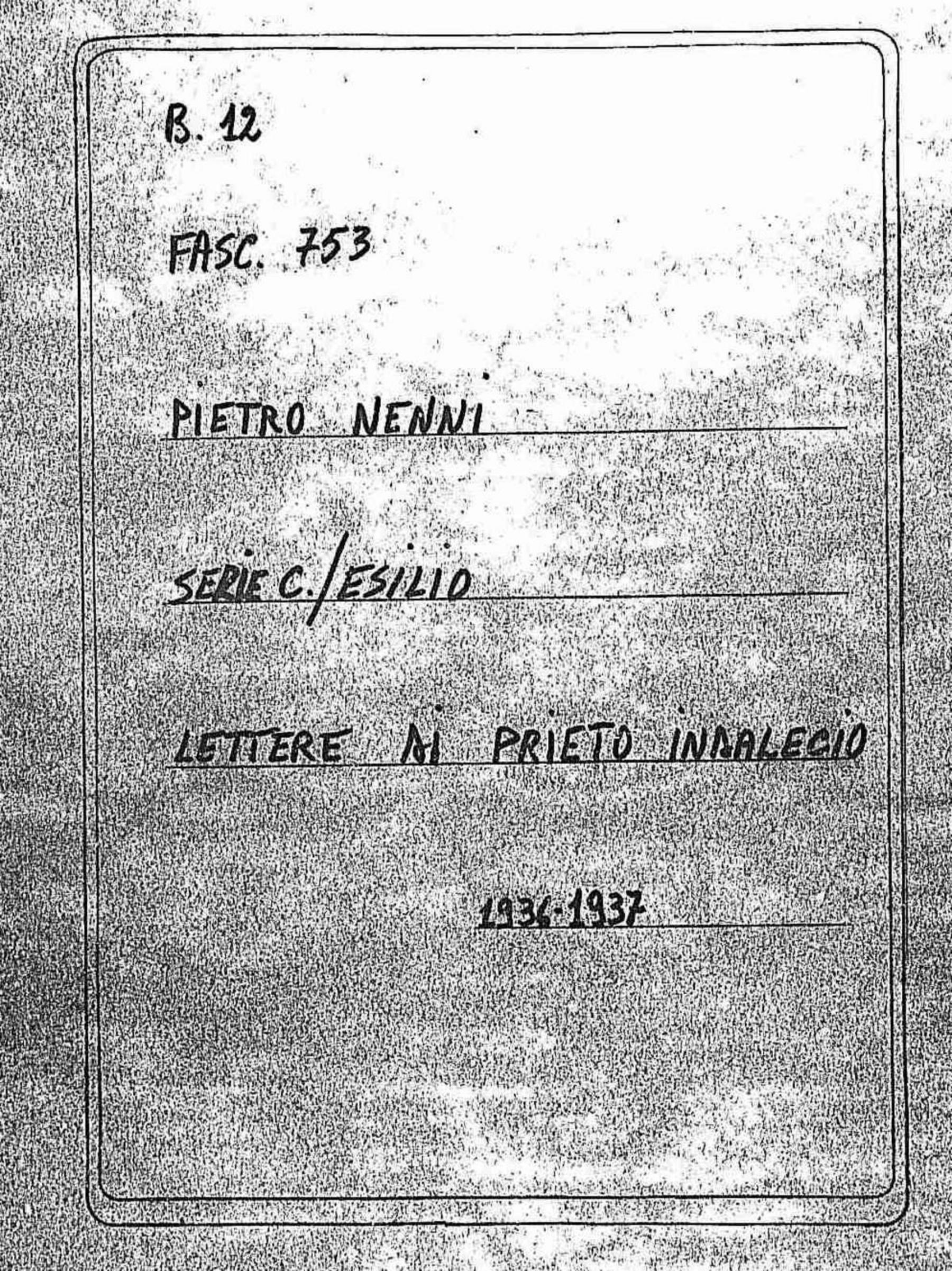 Prieto Indalecio, 1936 mag. 29 - 1937 mag. 10