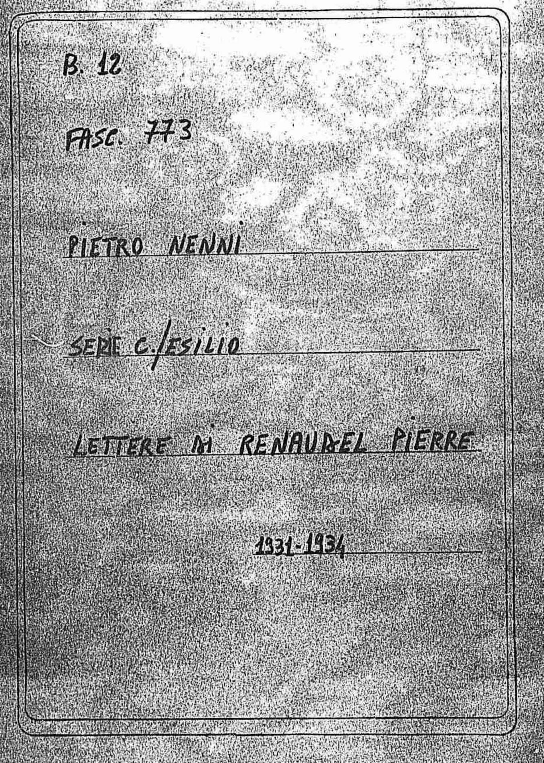 Renaduel Pierre, 1931 set. 3 - 1934 gen. 19