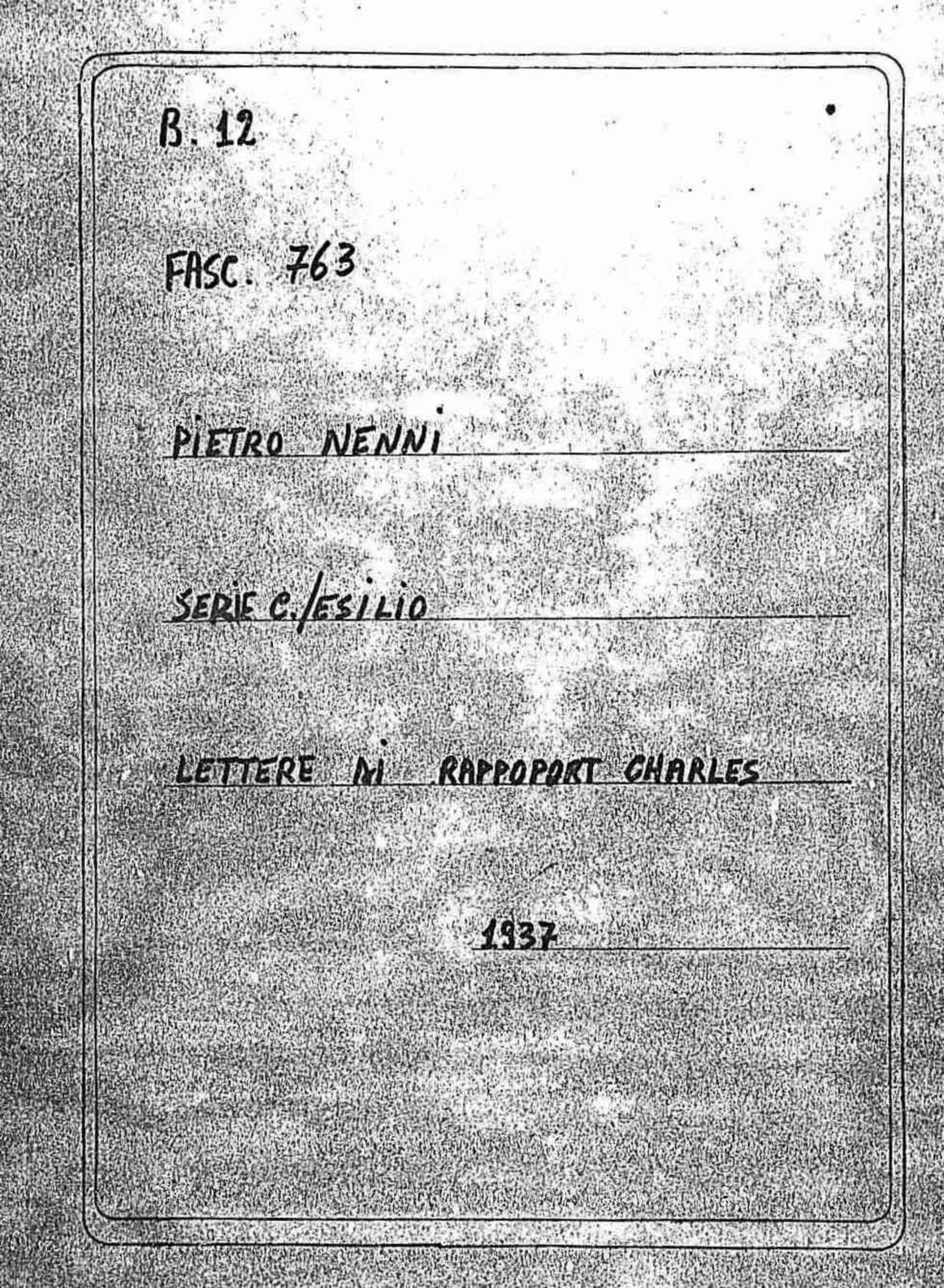 Rappoport Charles, 1937 dic. 28