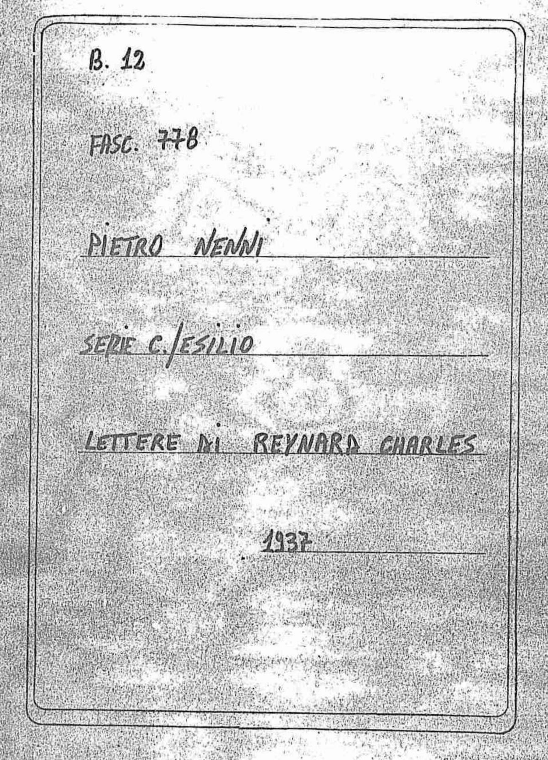 Reynard Charles, 1937 nov. 29