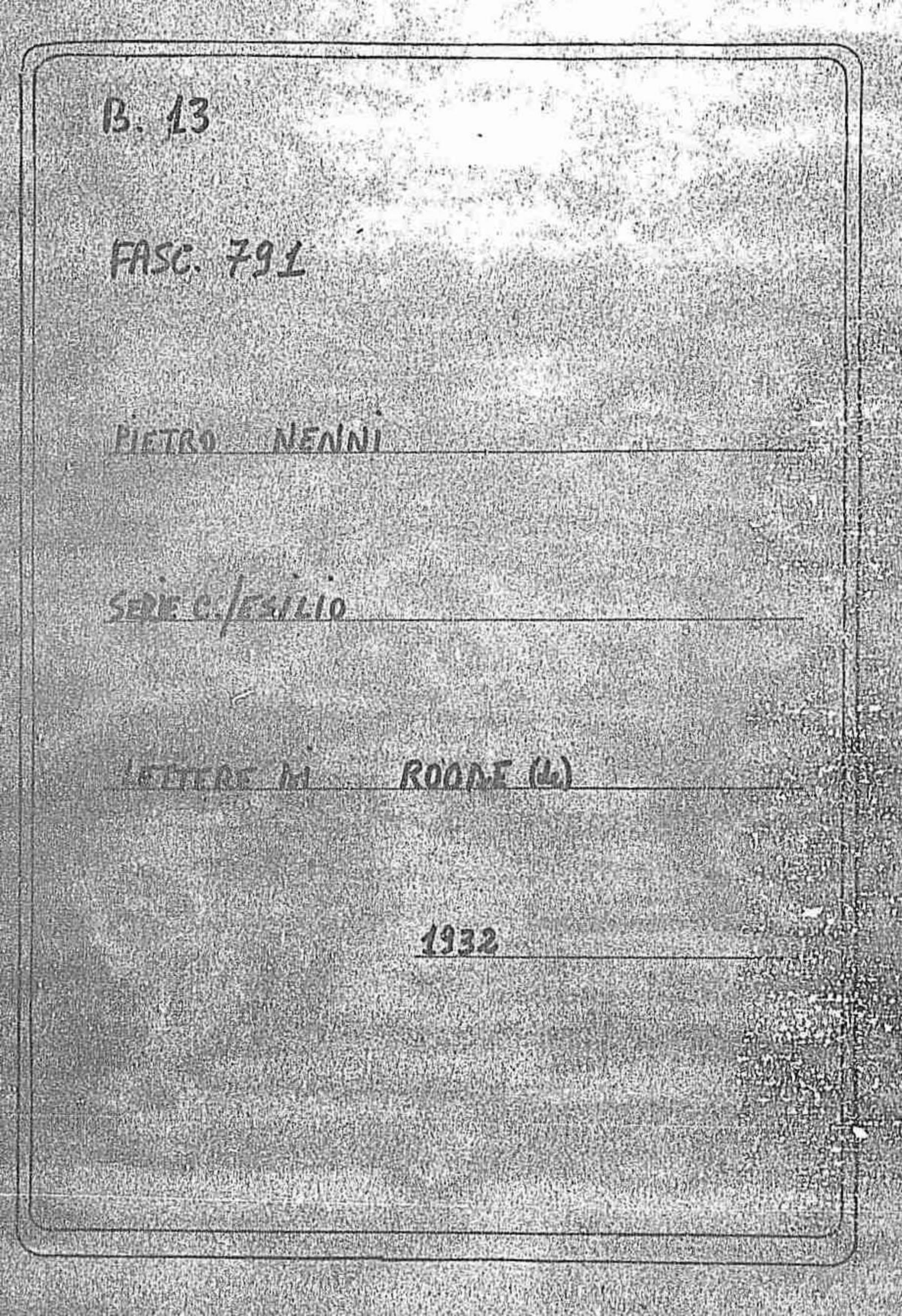 Roode, 1932 giu. 29