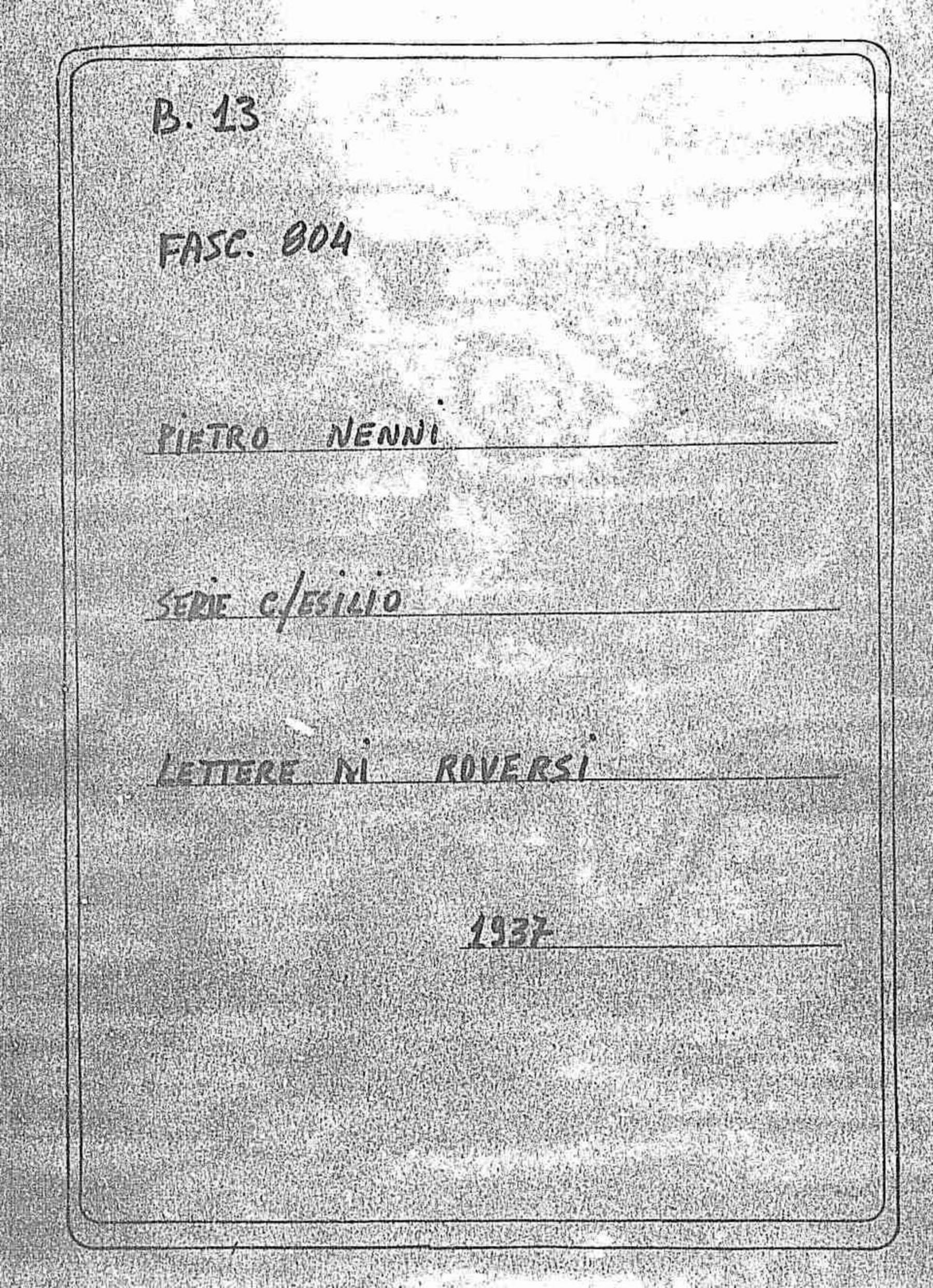 Roversi, 1937 gen. 14
