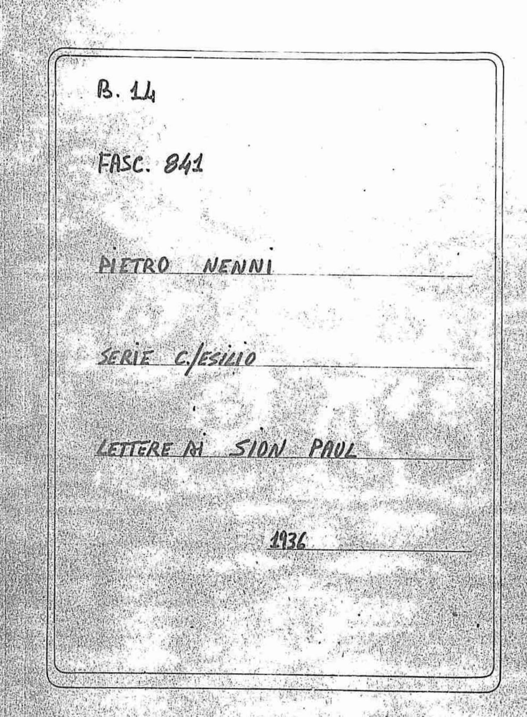 Sion Paul, 1936 apr. 15 - 22