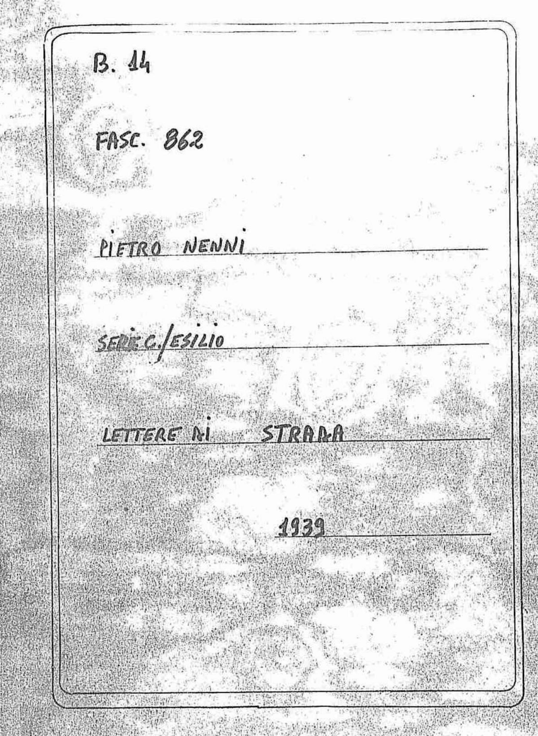 Strada, 1939 lug. 15