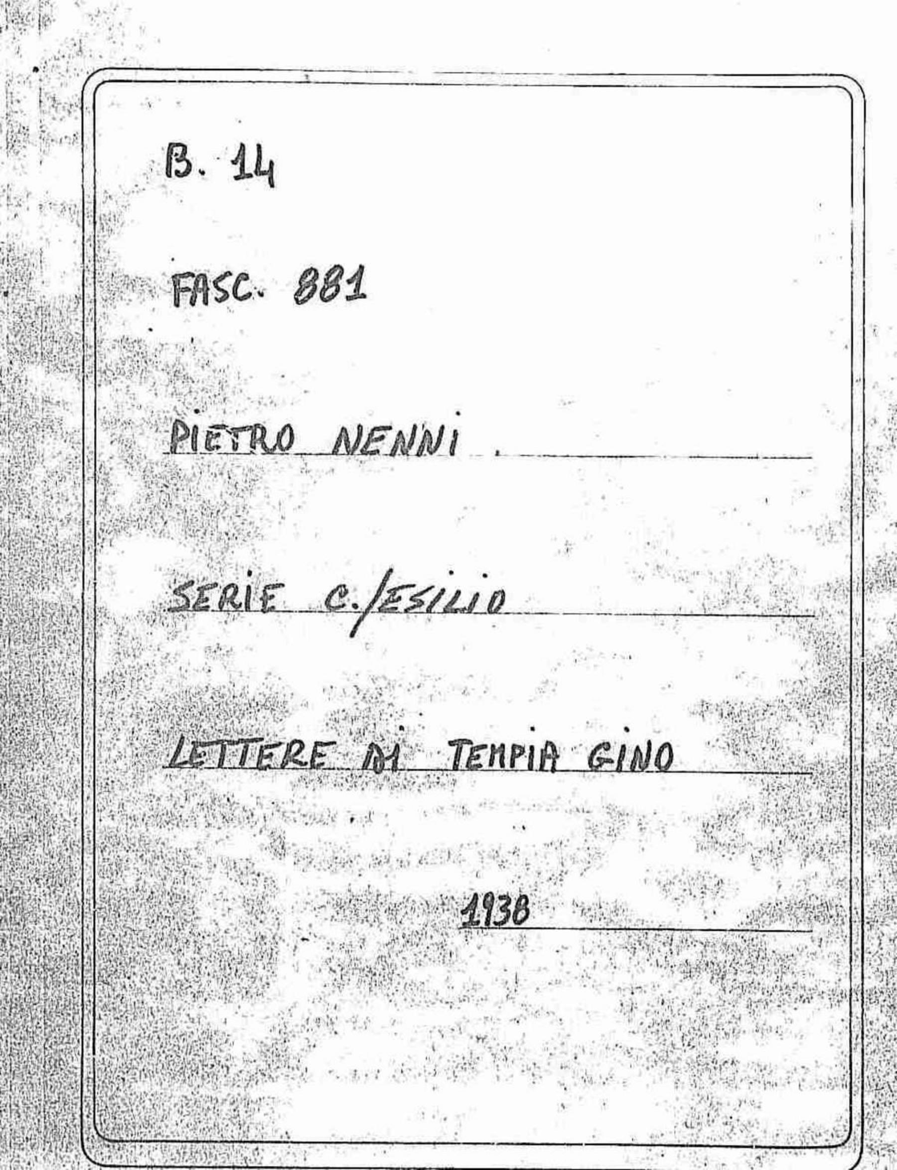 Tempia Gino, 1938 dic. 24