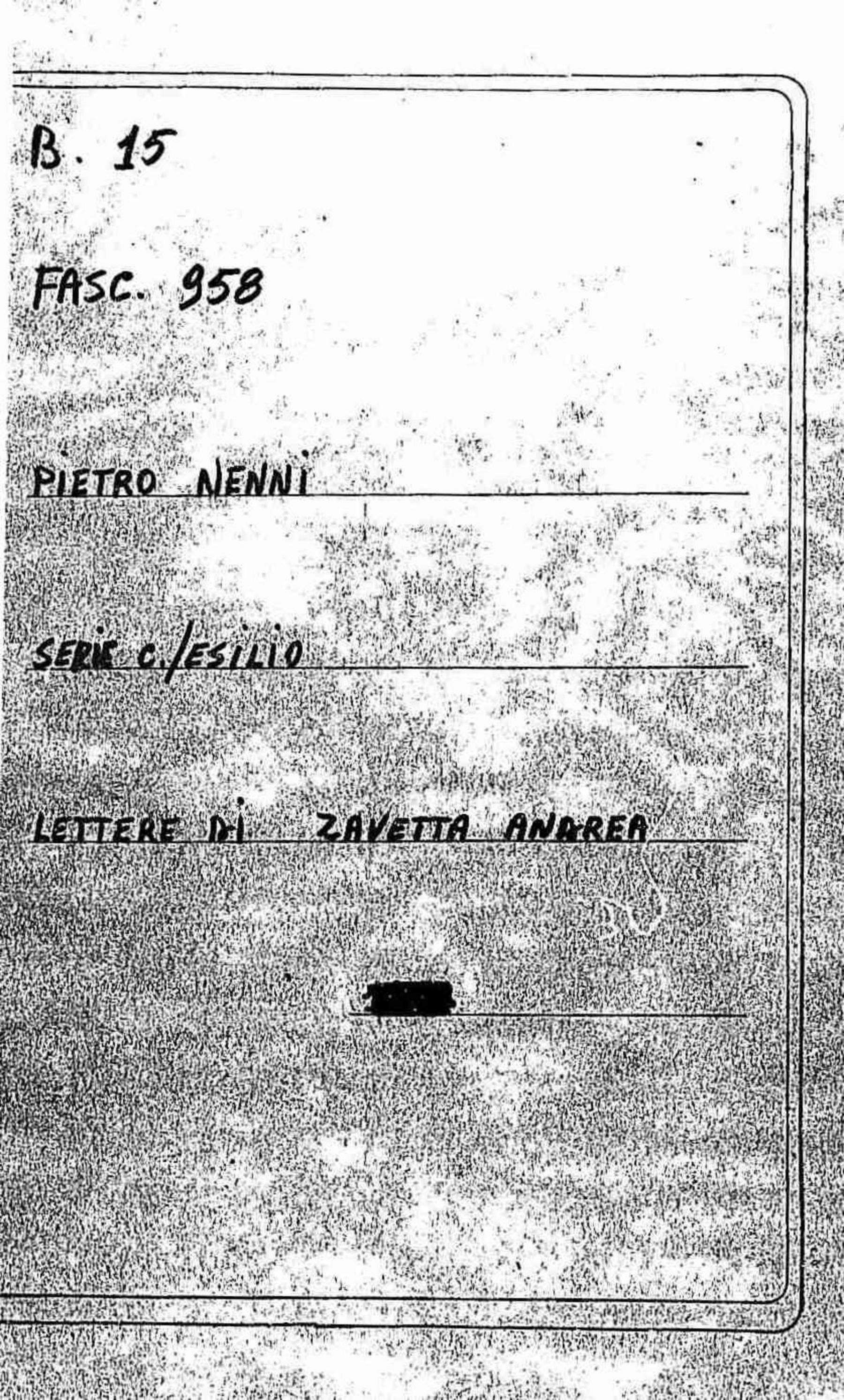 Zavetta Andrea, s.d.