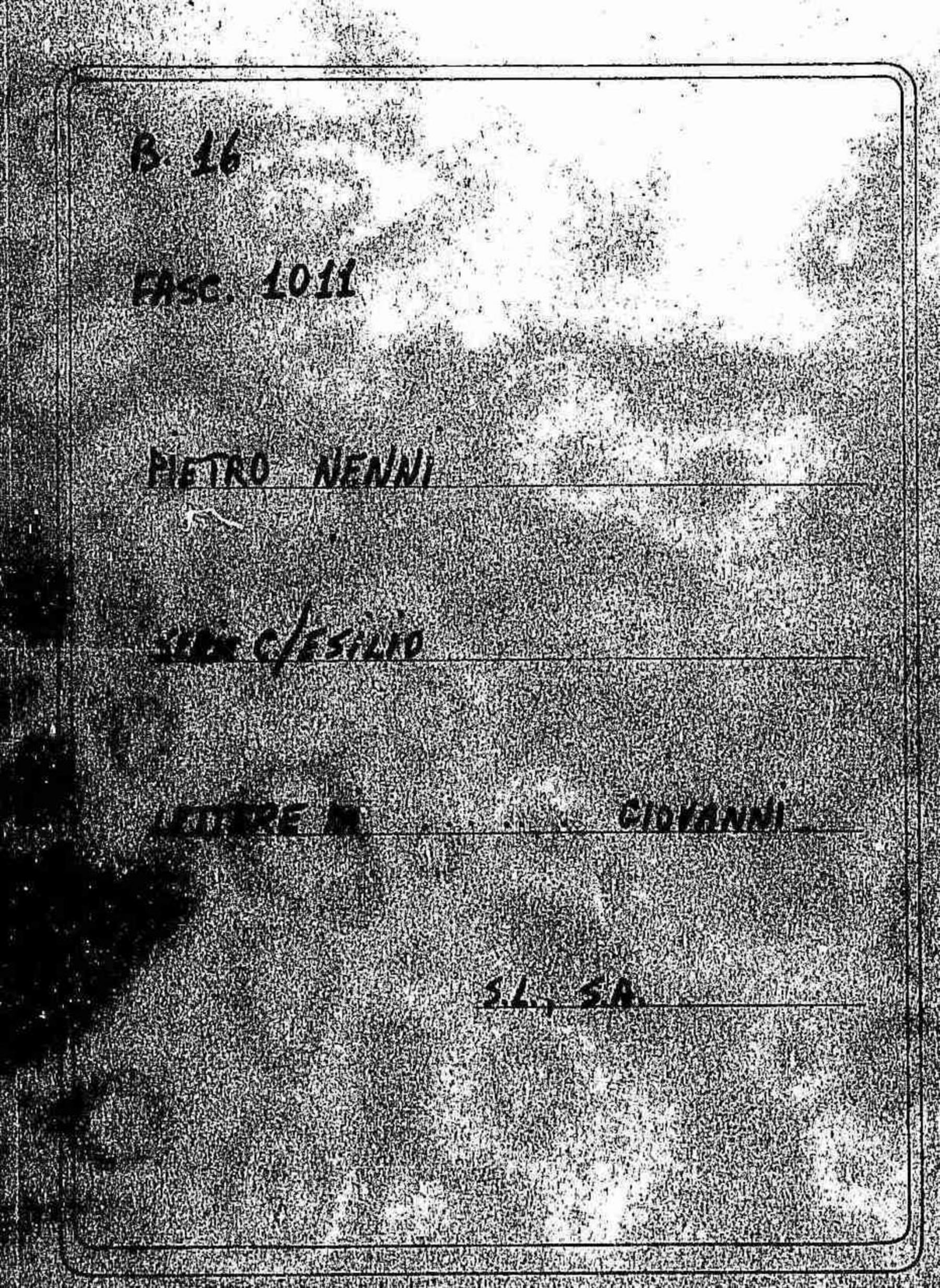 Giovanni, s.d.
