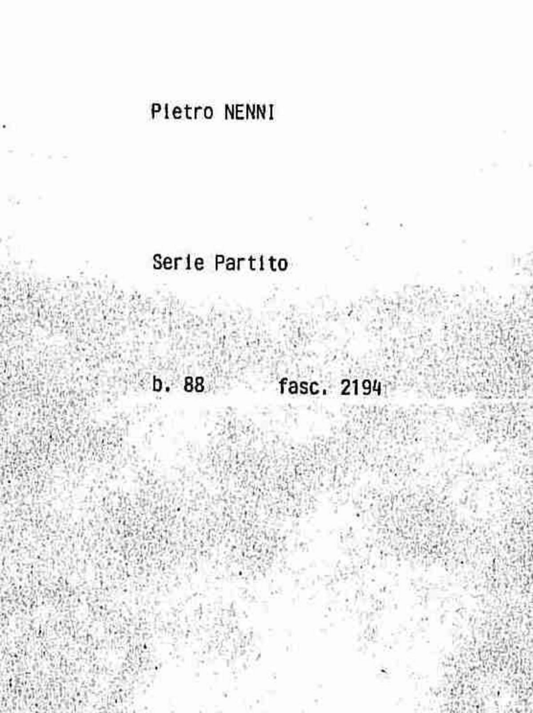 Riunione della direzione del partito del 20 novembre 1946, 1946 nov.