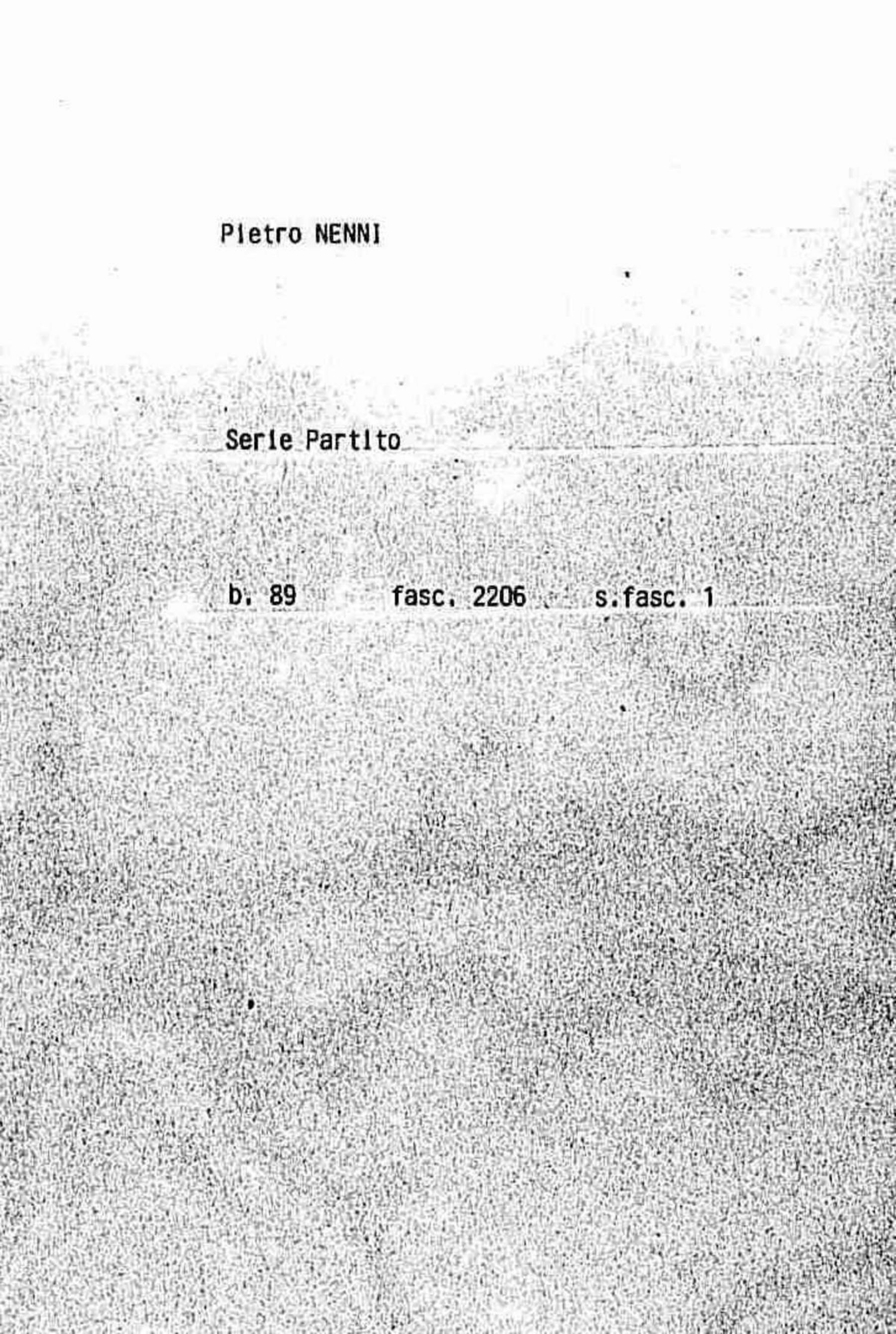 Documentazione relativa alla partecipazione di Pietro Nenni alle riunioni del Consiglio mondiale della Pace, 1951 gen. - 1952 dic.