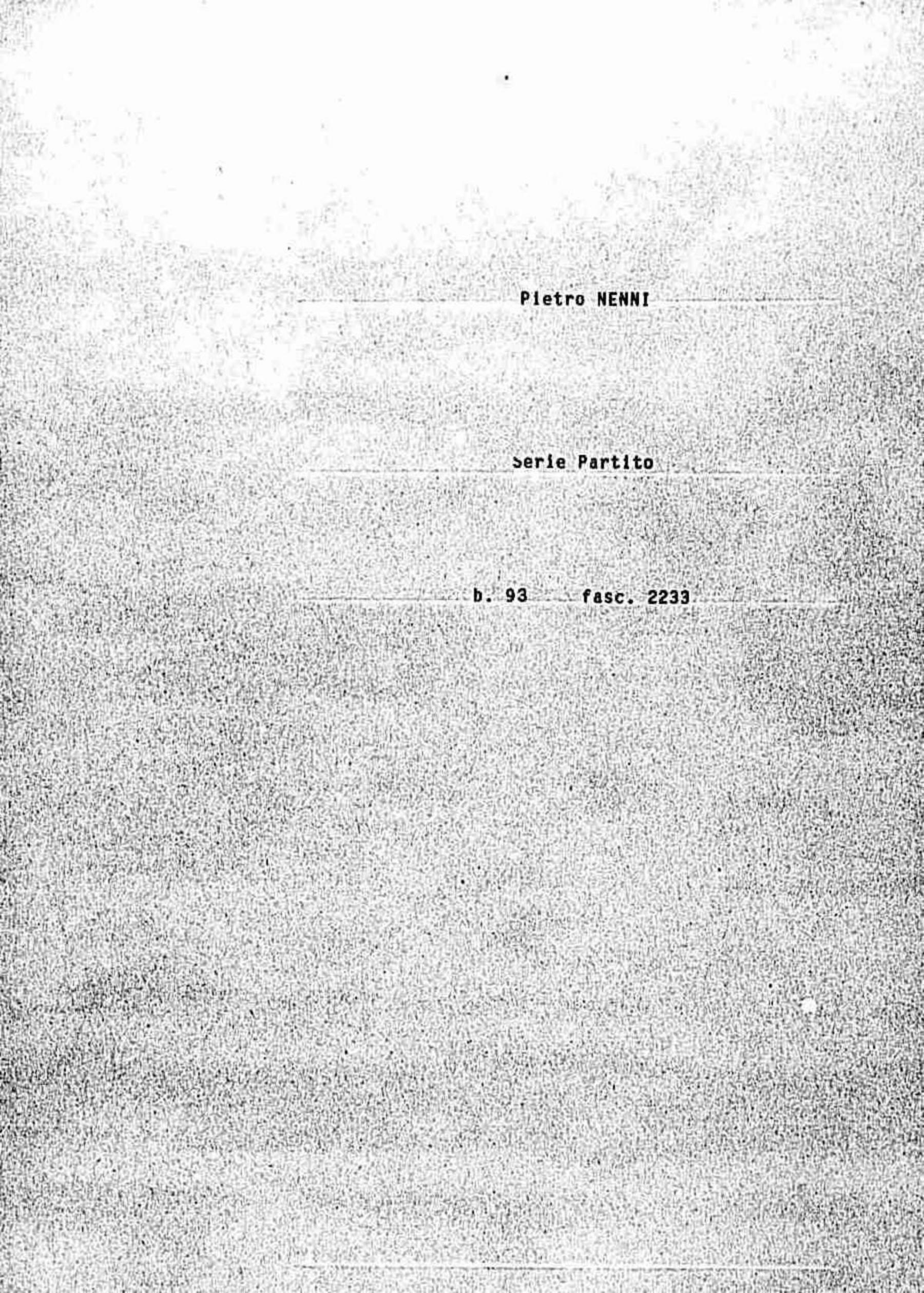 Direzione del PSI dal gennaio al dicembre 1960, 1960 gen. - dic.