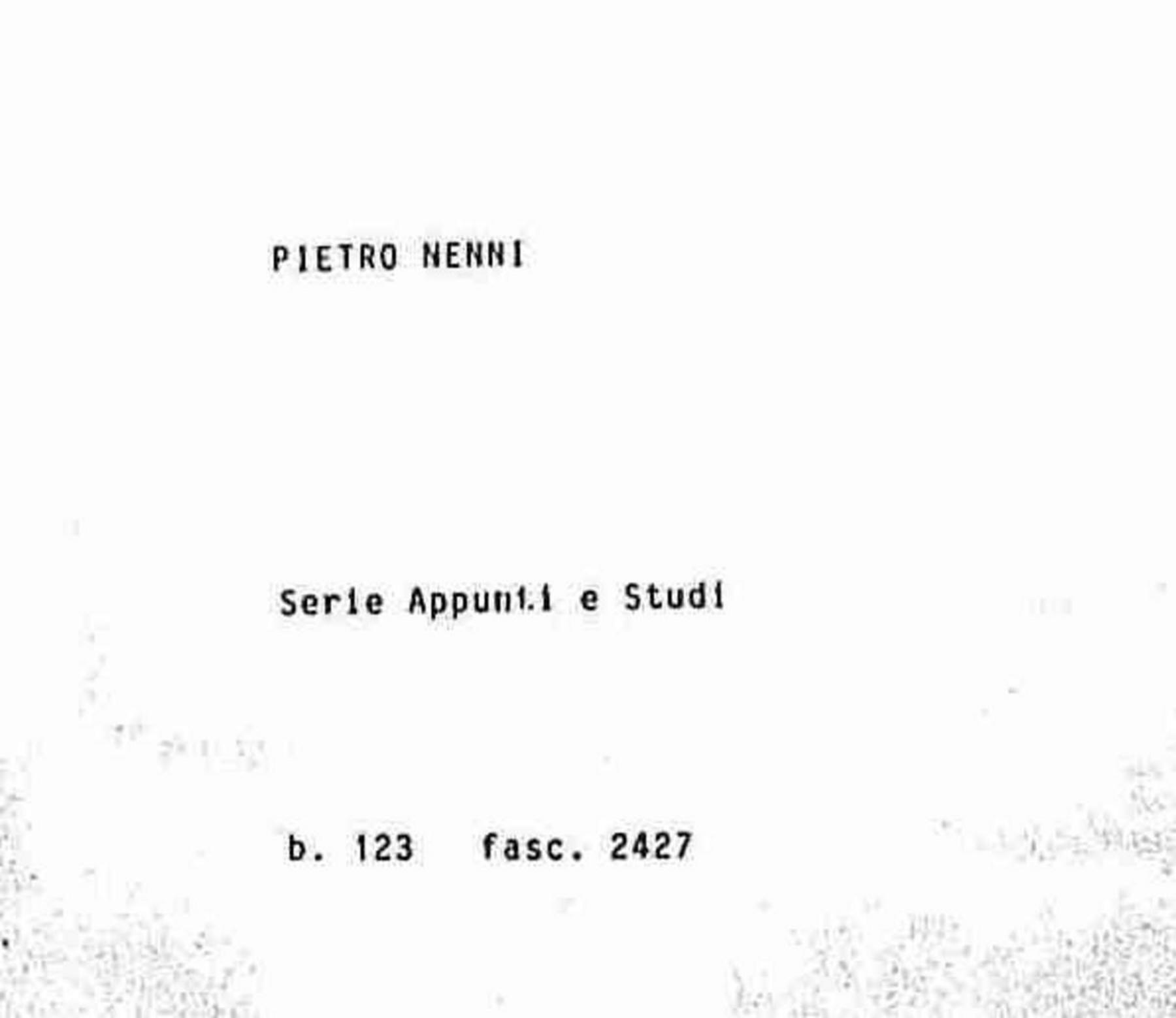 Appunti su Labriola, 1930 - 1936
