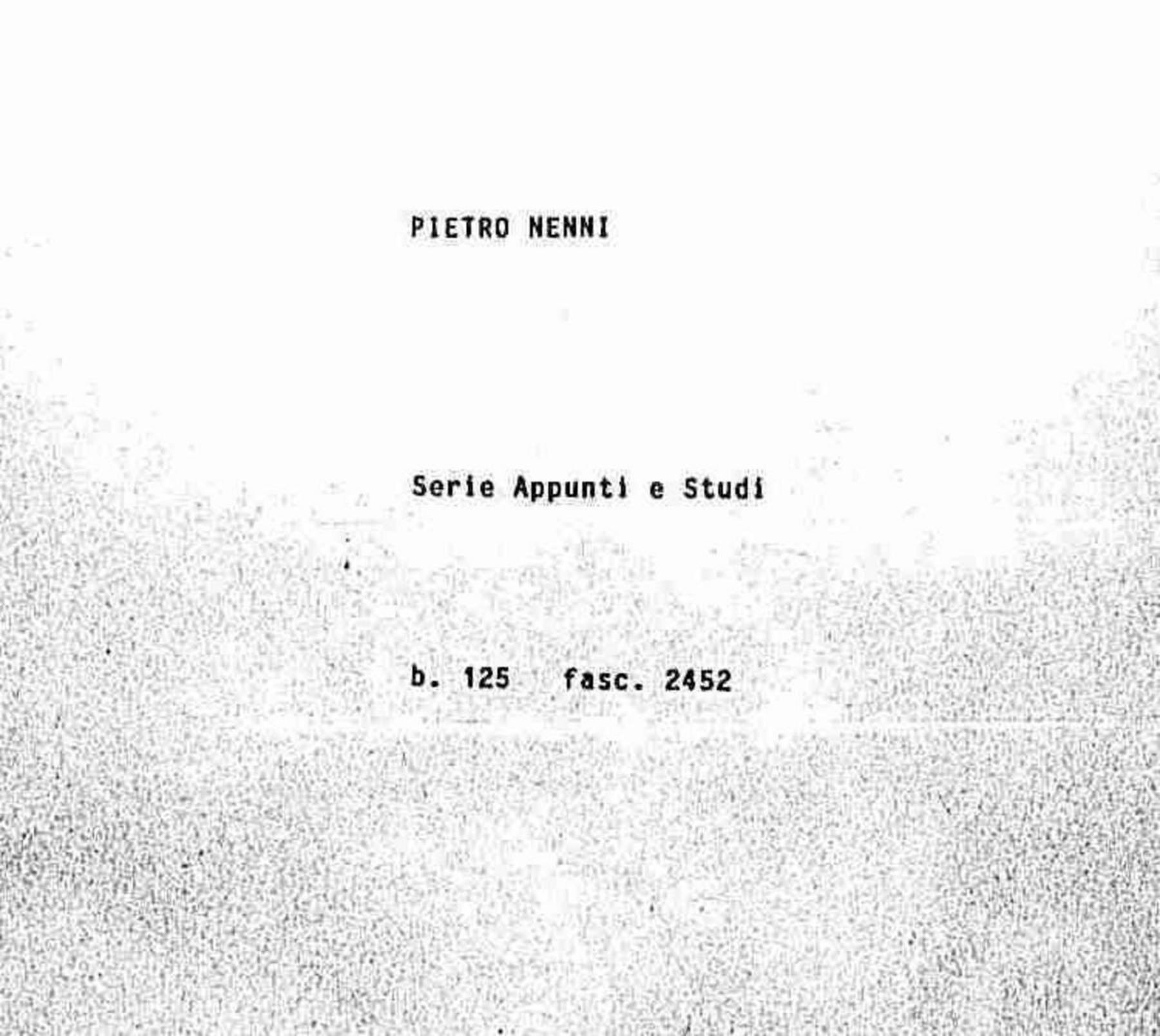 Note su congressi socialisti, 1957 - 1961