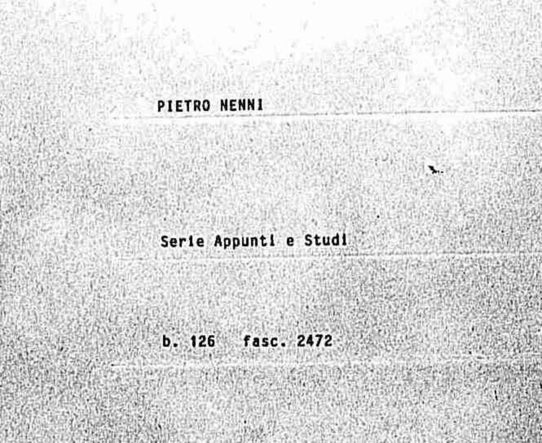 Note e opuscolo, 1964 - 1970